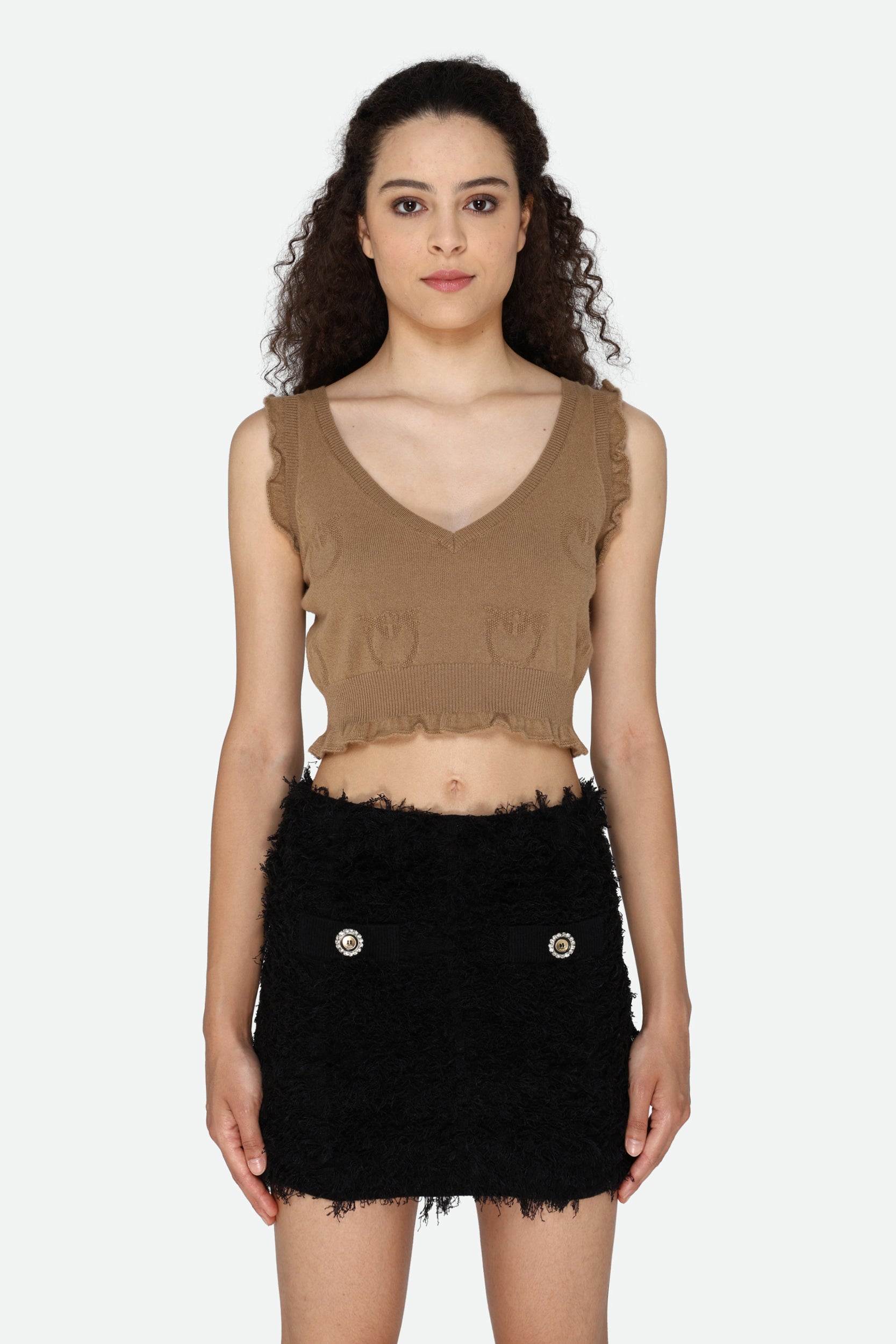 Pinko Top Marrone