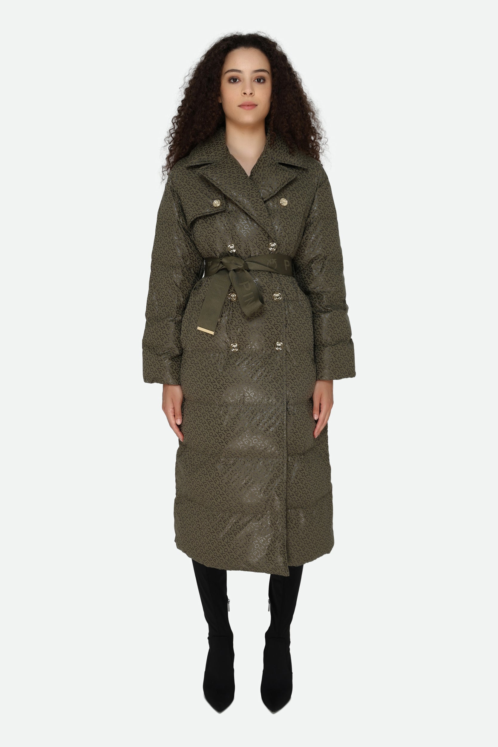 Pinko Piumino Logato Verde