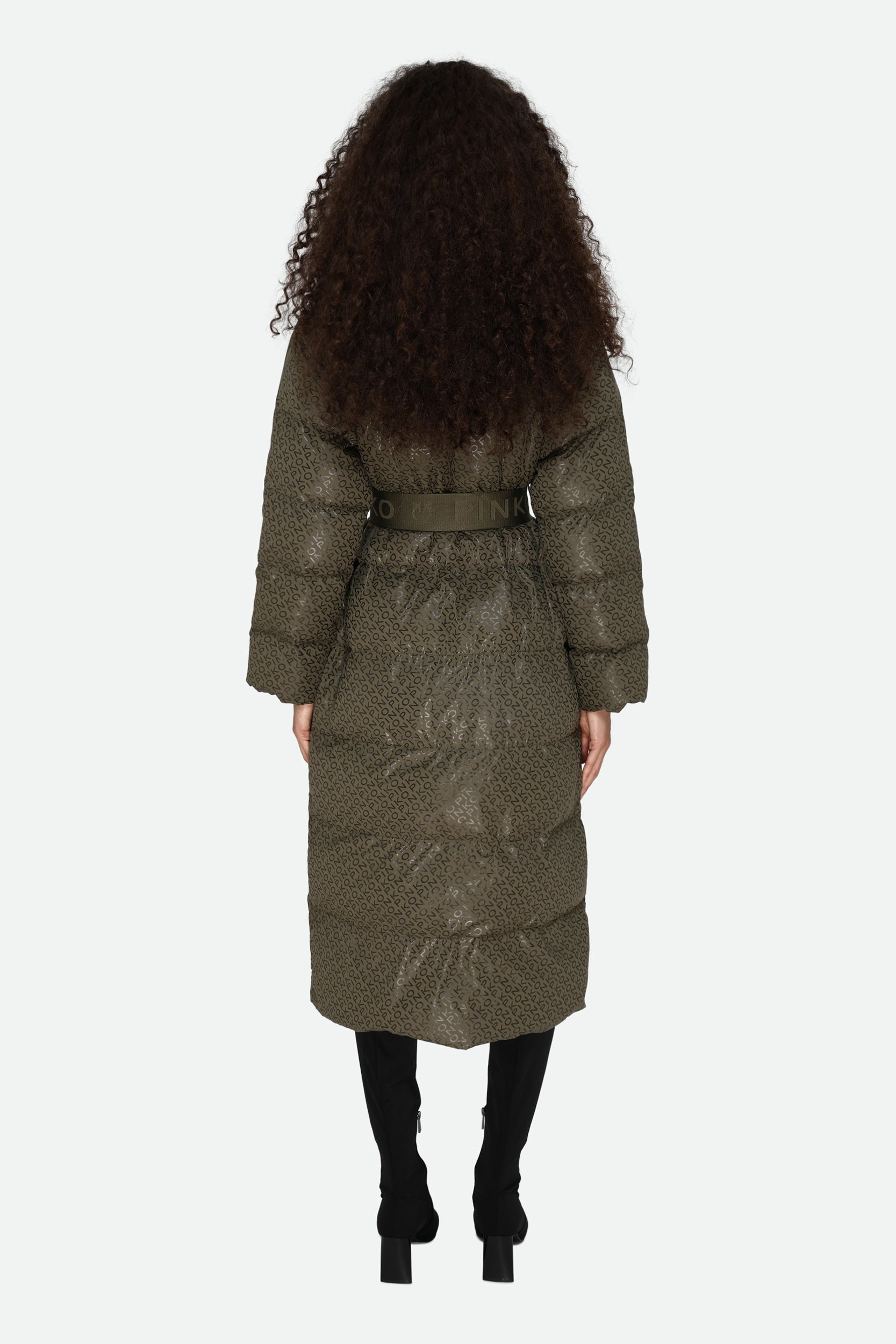 Pinko Piumino Logato Verde