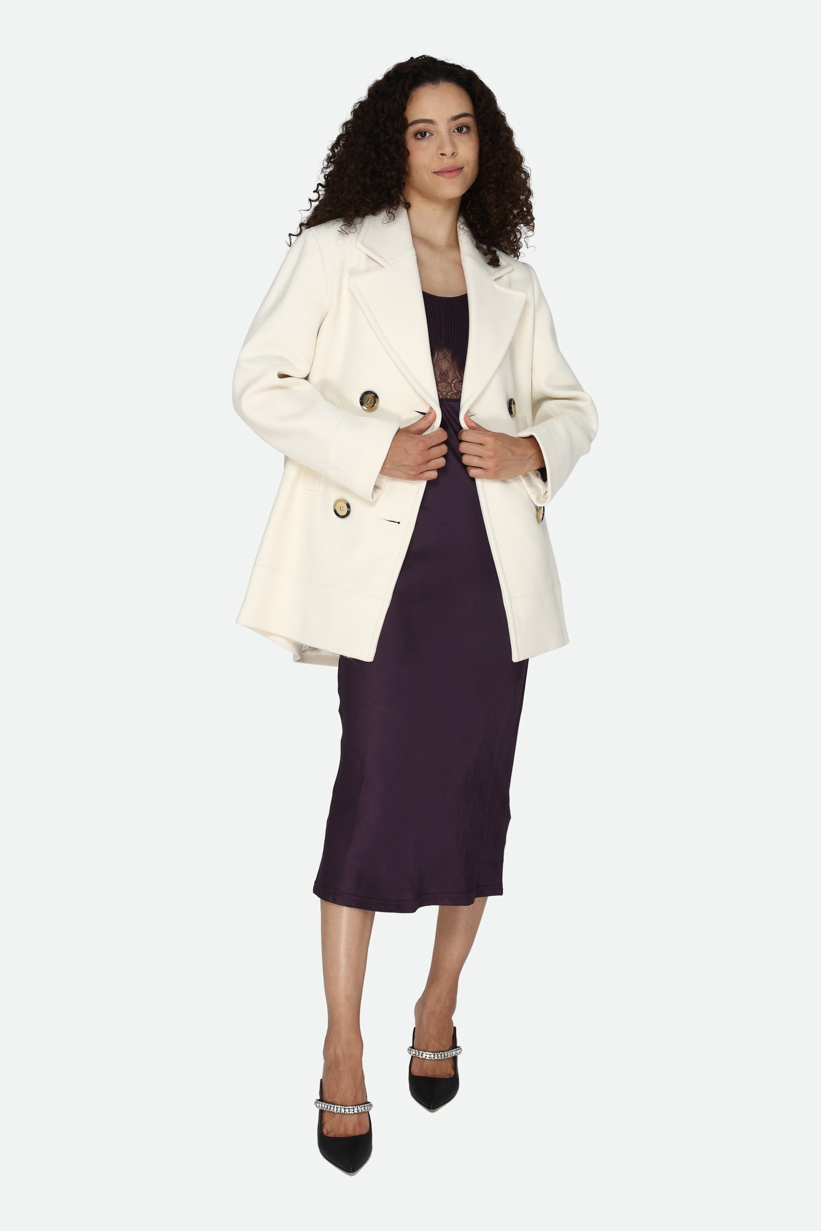 Pinko Cappotto Bianco