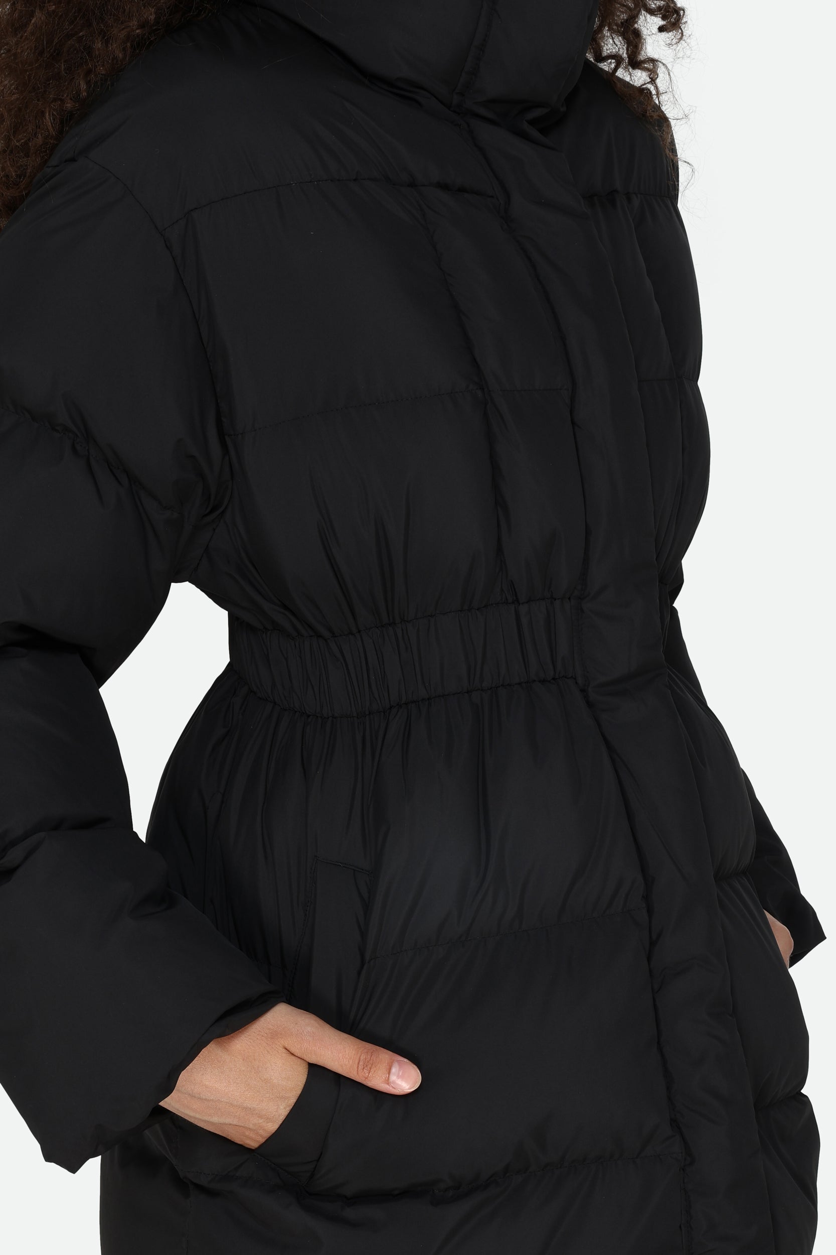 Pinko Black Down Jacket