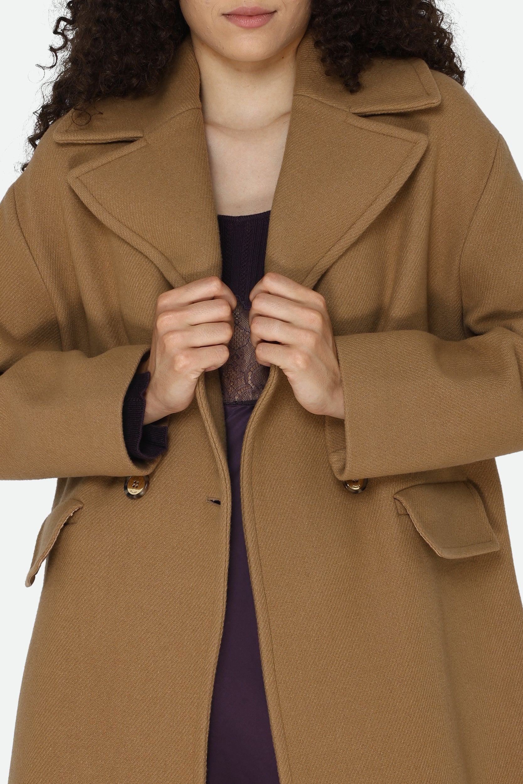 Pinko Cappotto Cammello