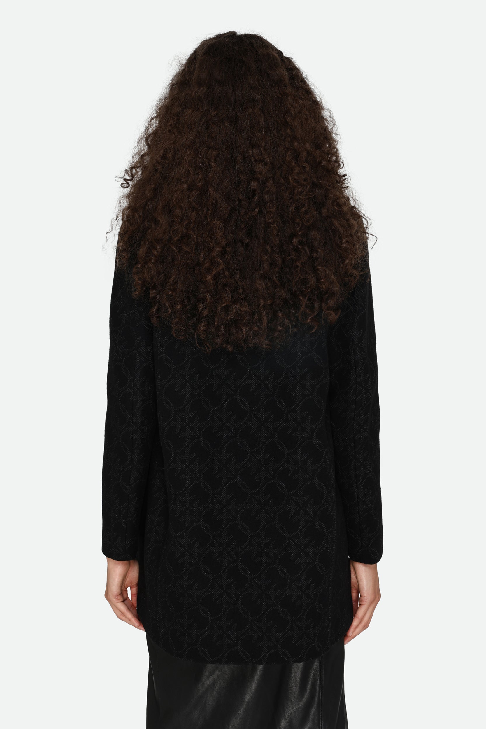 Pinko Cappotto Logato Nero