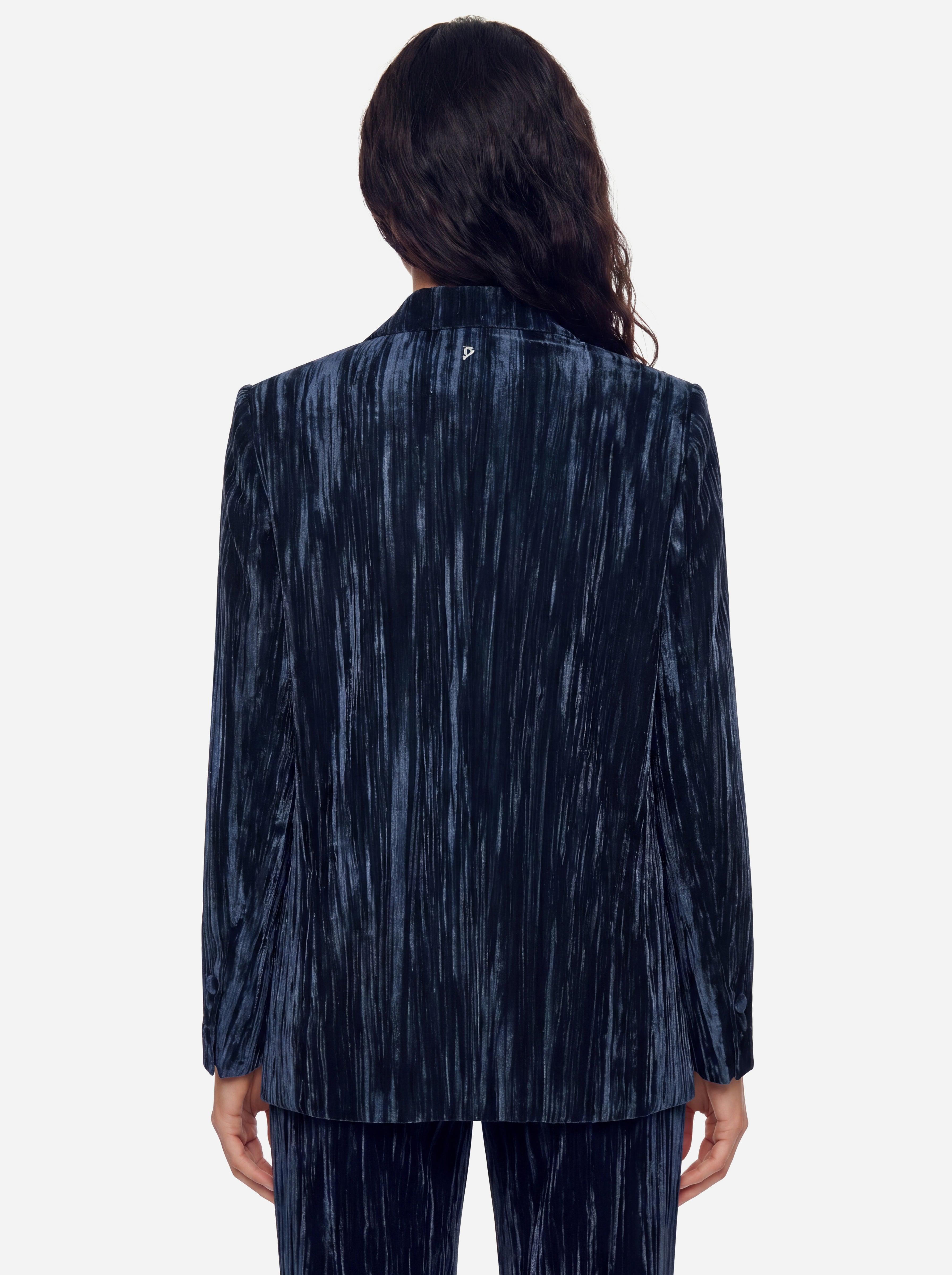 Dondup Giacca in Velluto Blu