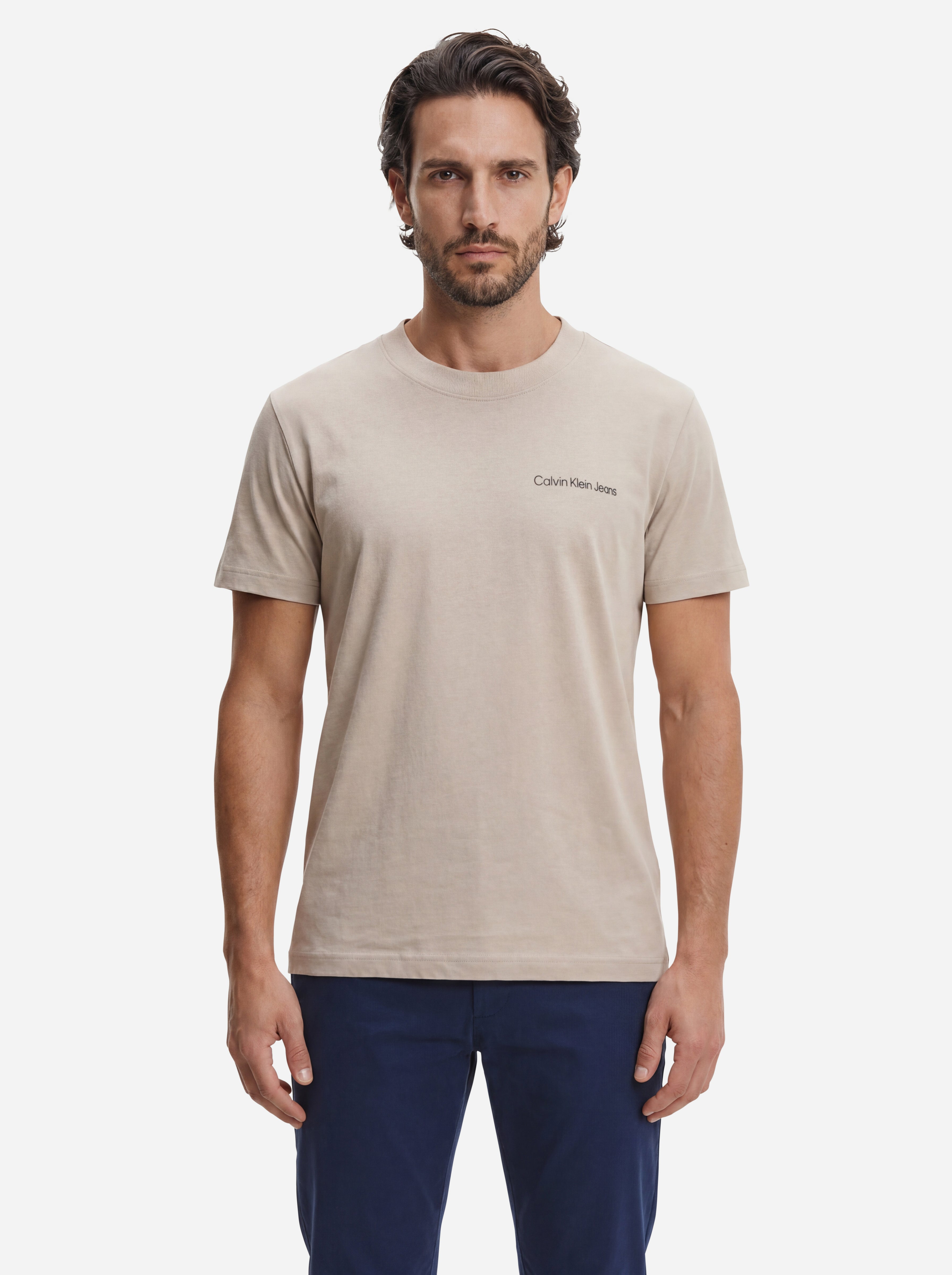 Calvin Klein Jeans Tshirt Basic Beige