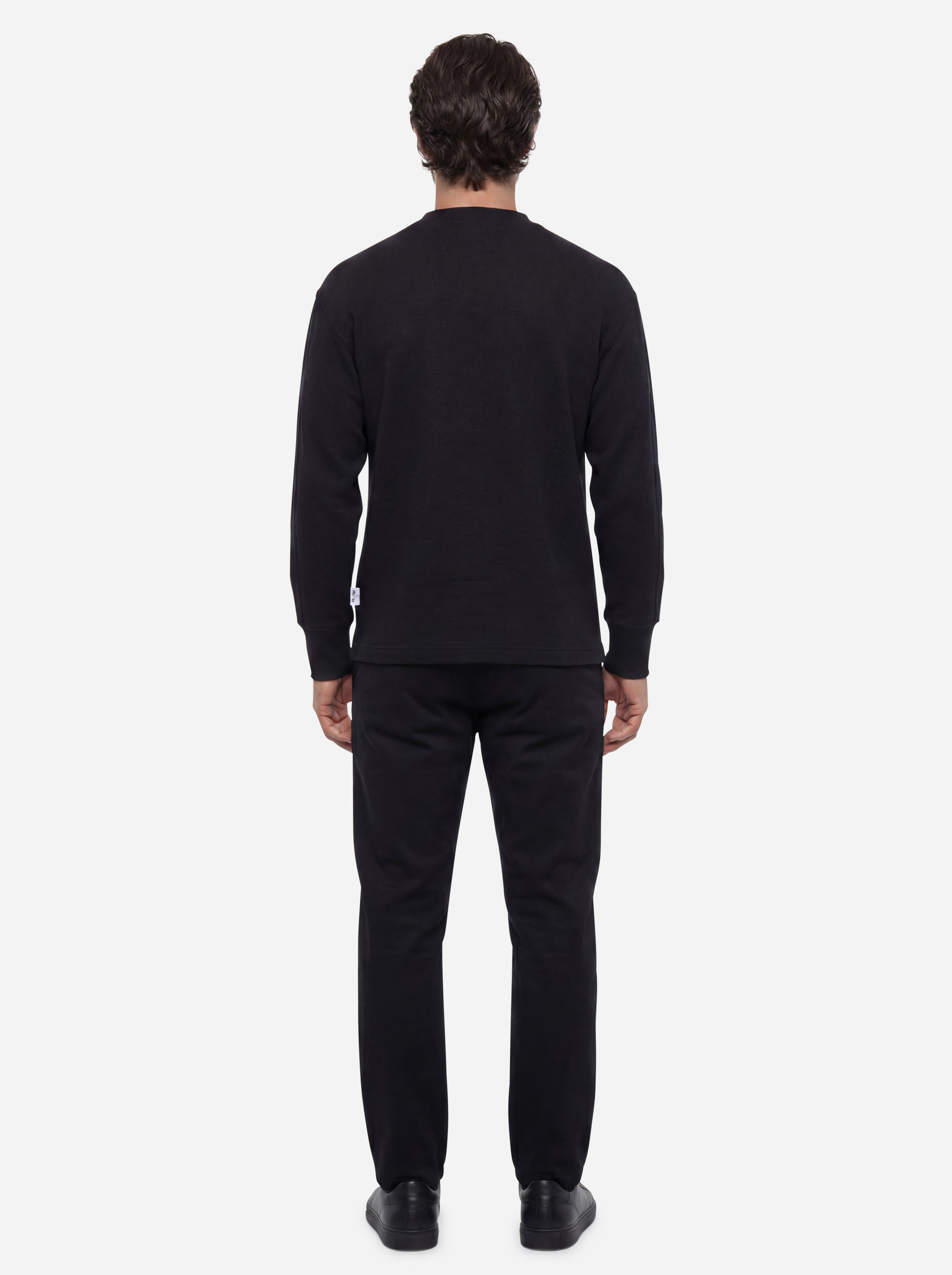 Calvin Klein Jeans Tshirt Nera in Cotone