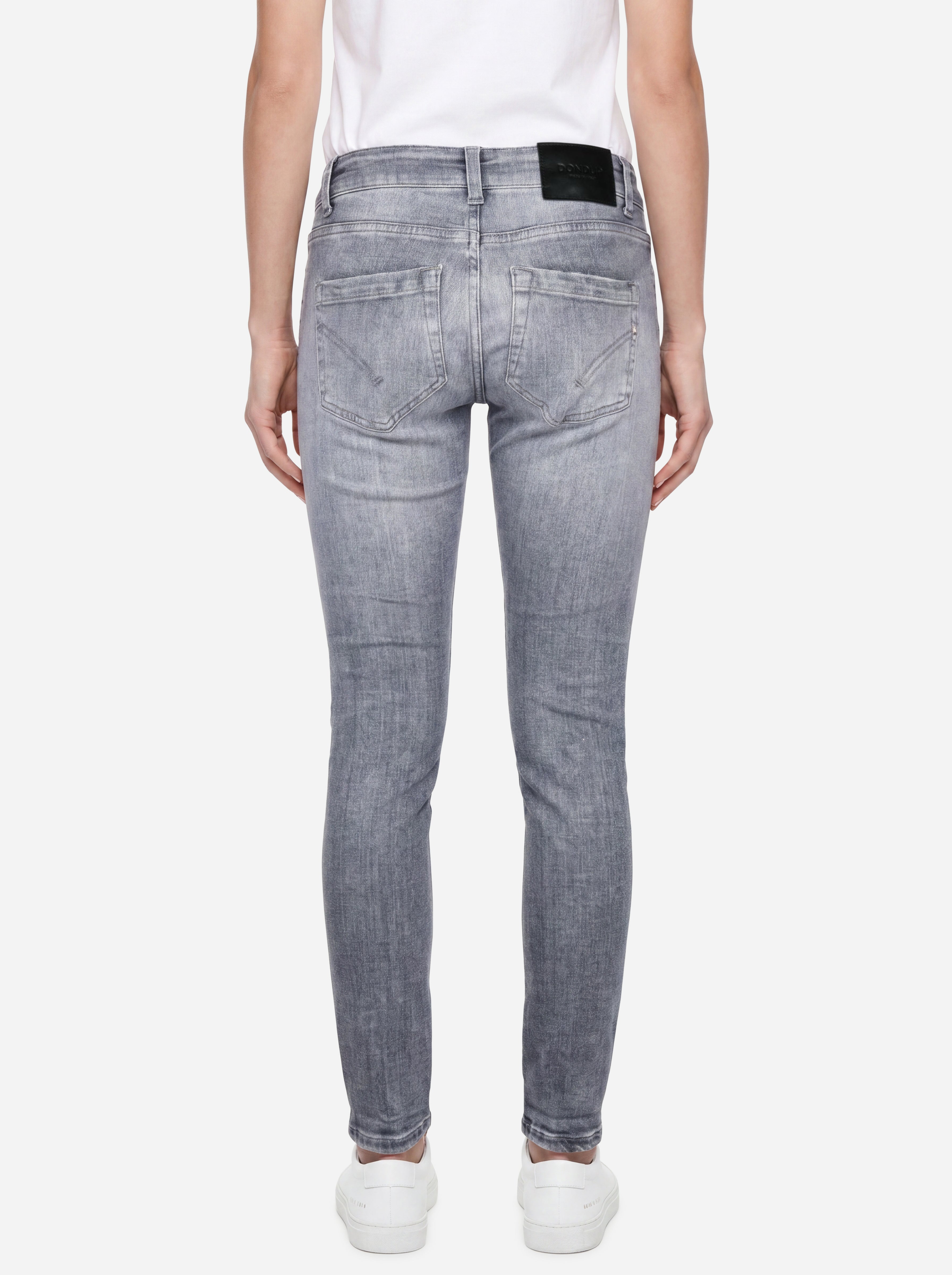 Dondup Monroe Skinny Jeans Grey