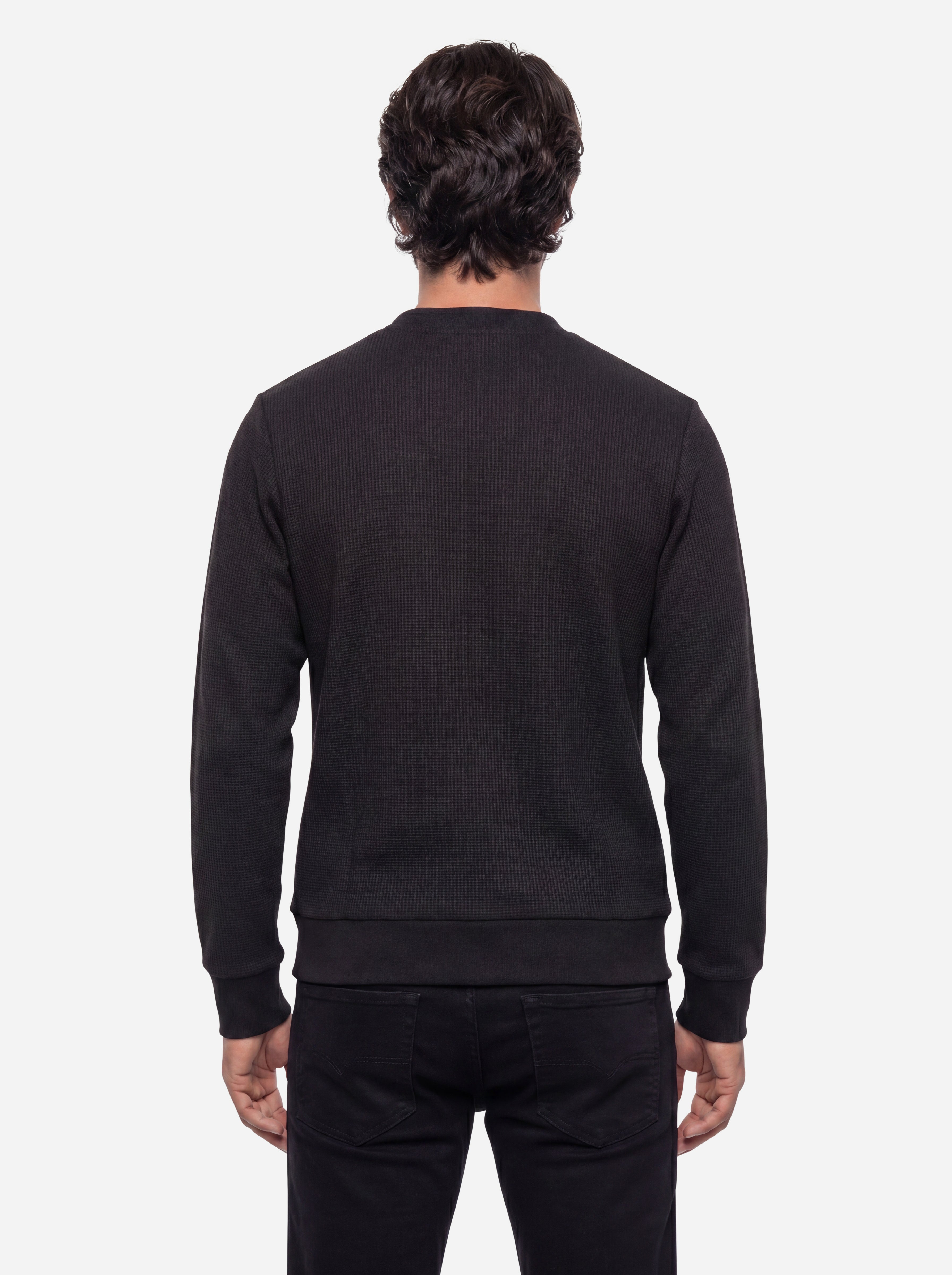 Diesel Maglione Girocollo Nero Basic