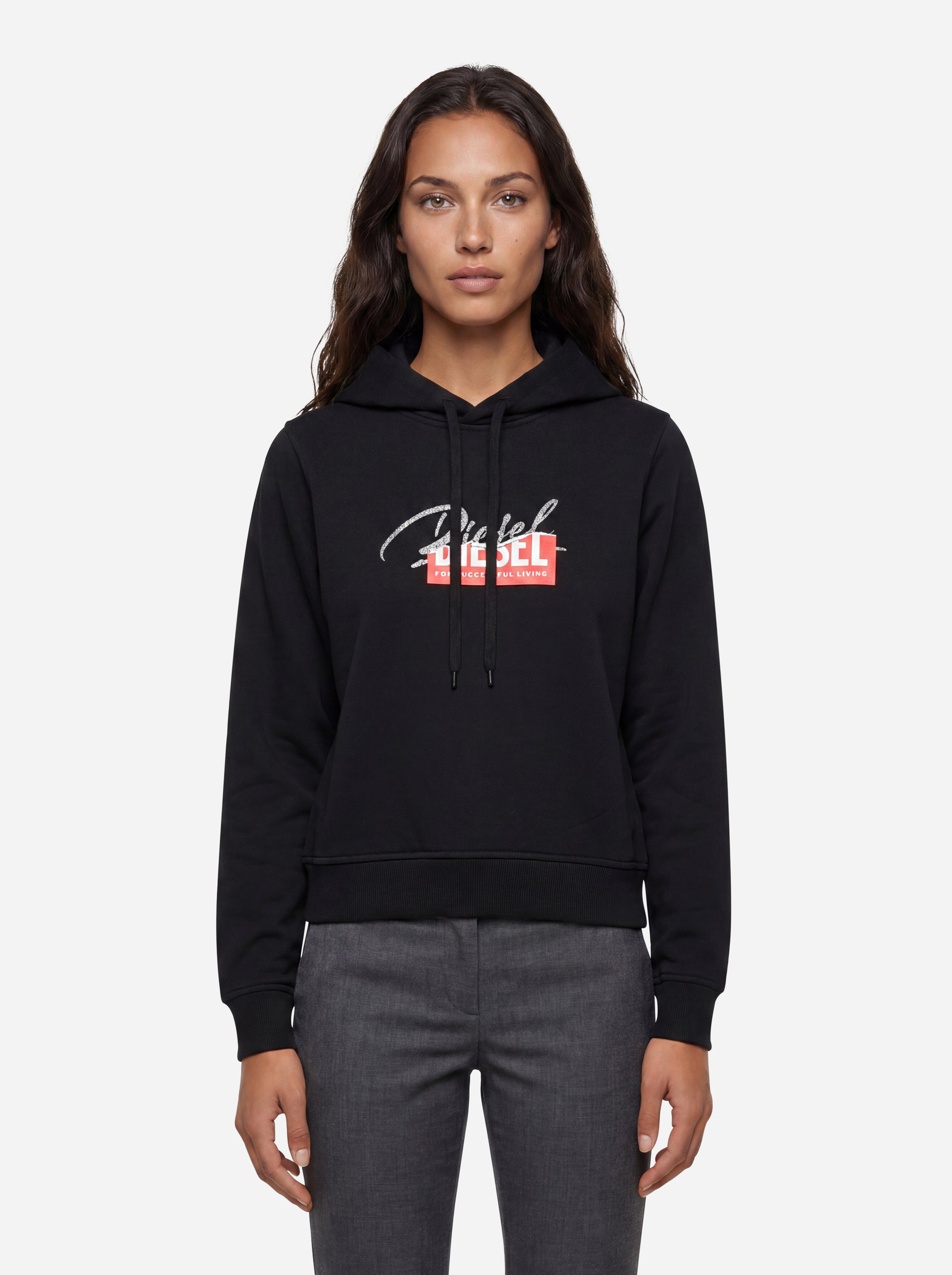 Diesel Felpa con Logo Nera