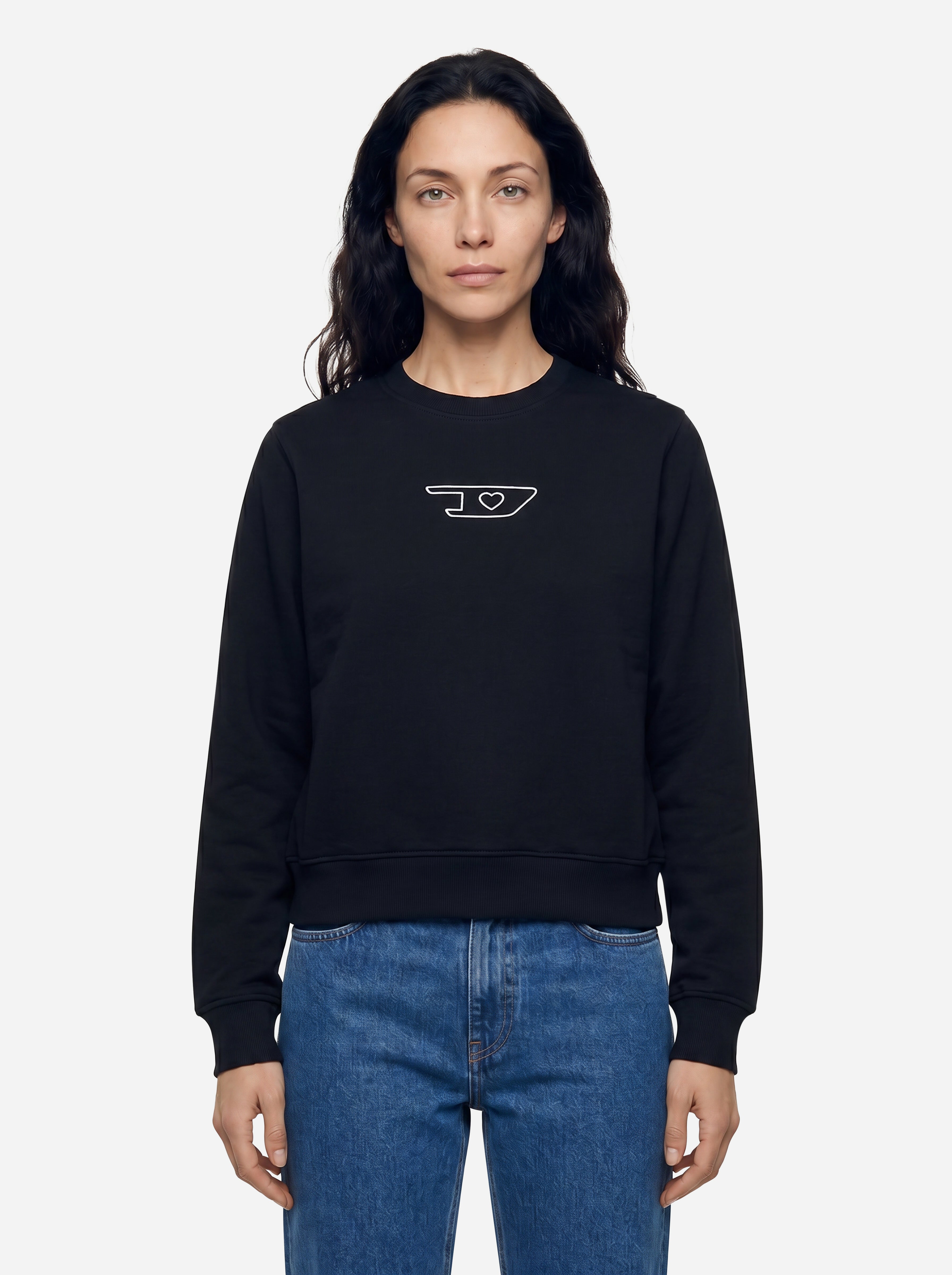 Diesel Felpa con Logo Nera
