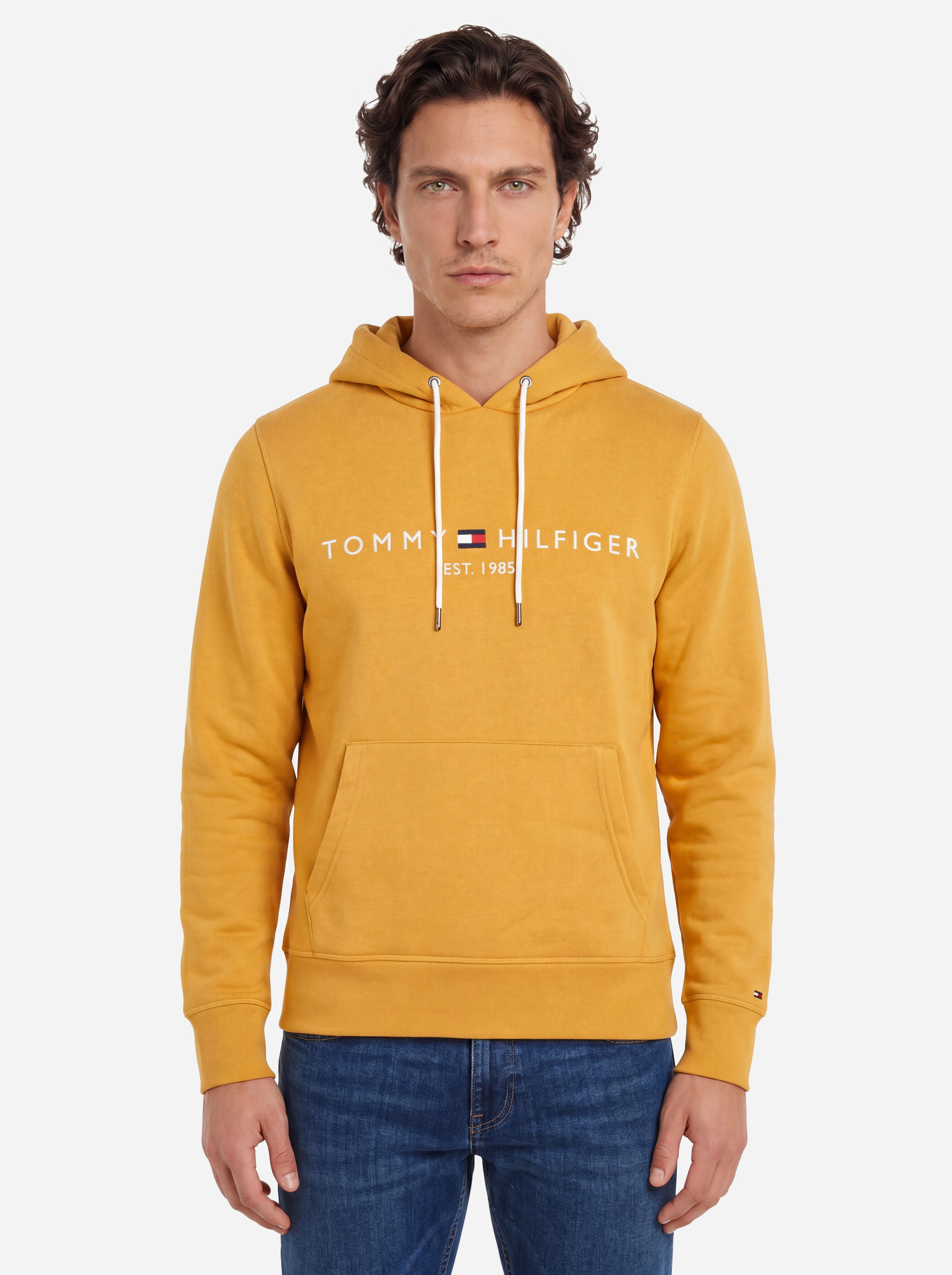 Tommy Hilfiger Felpa con Cappuccio con Logo