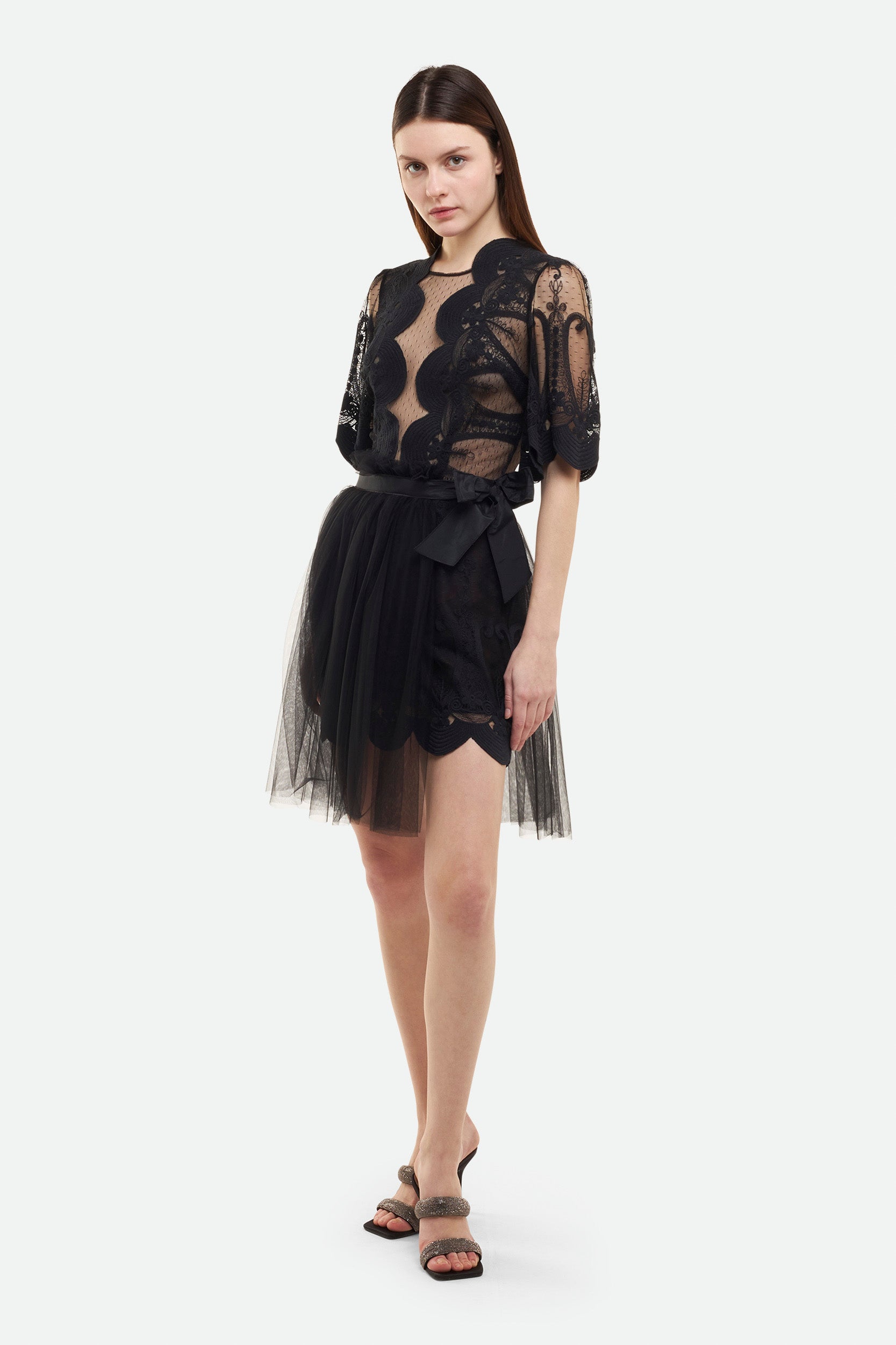 Elisabetta Franchi Black Dress