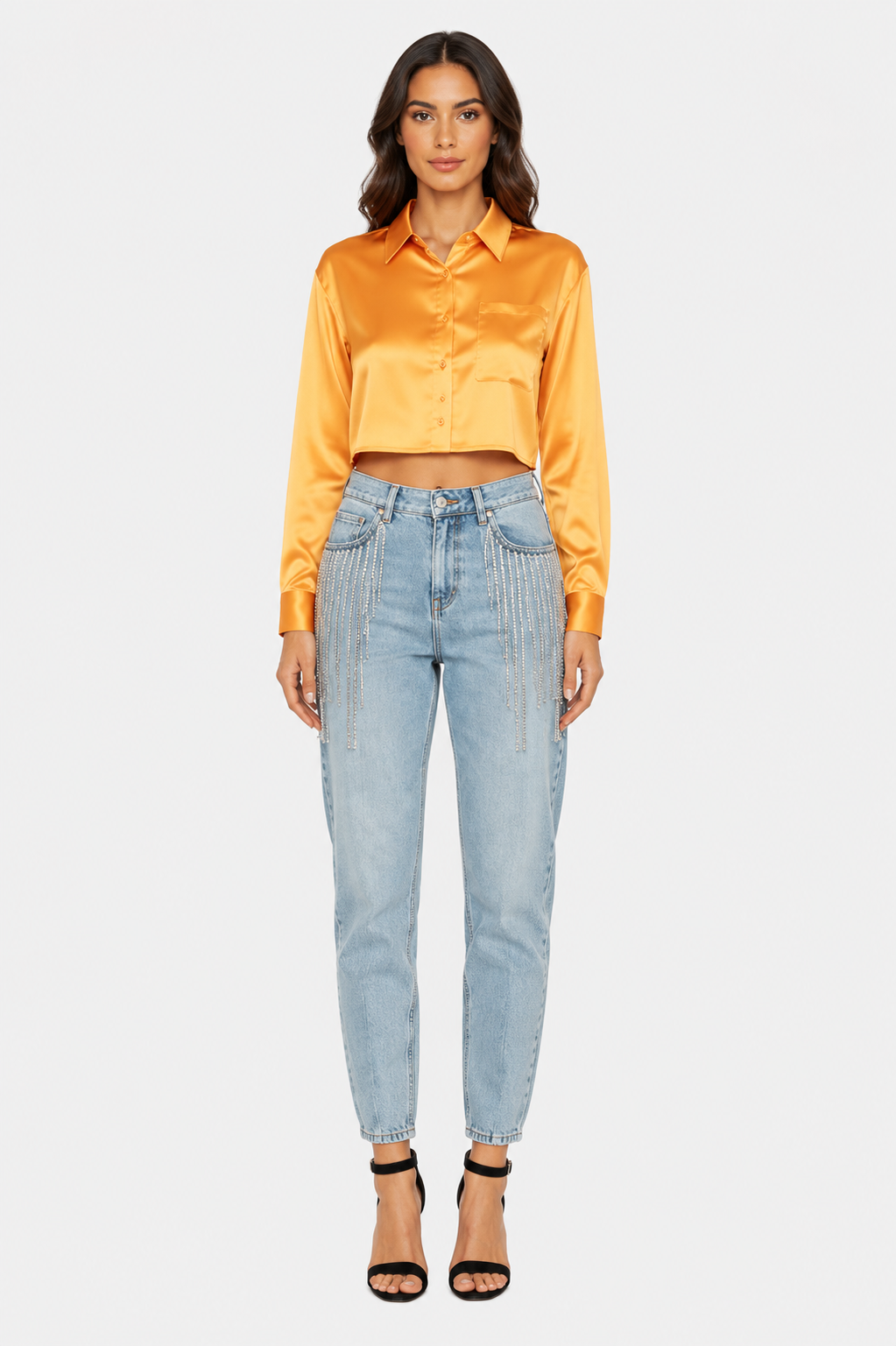 GLAMOROUS Satin Shirt