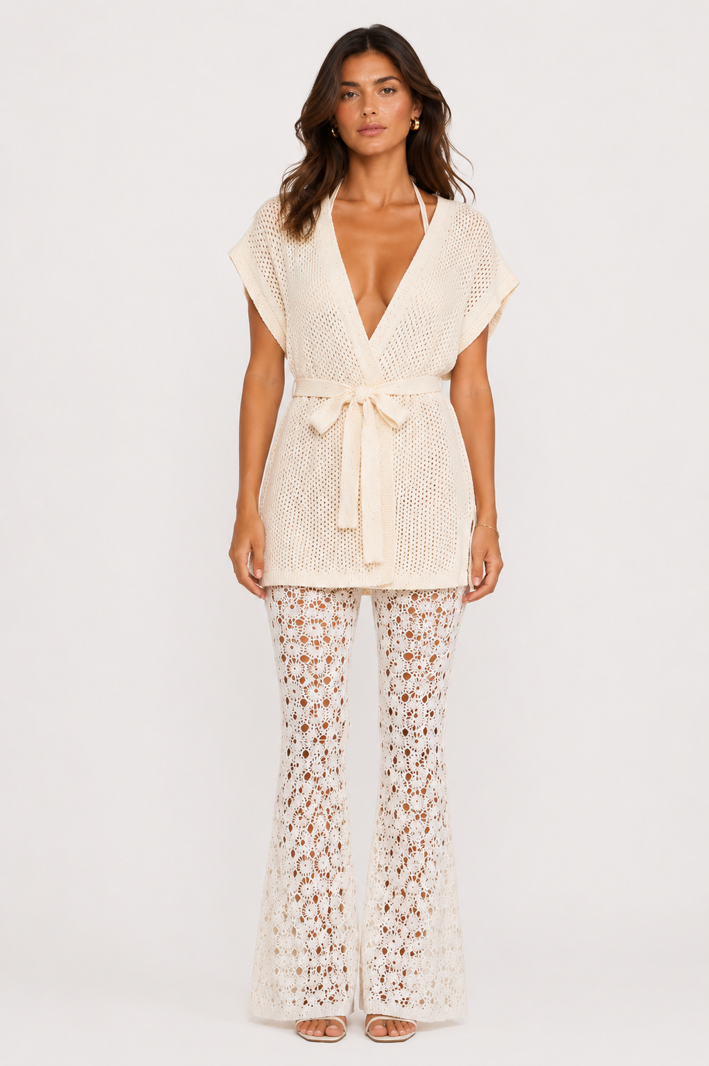 Twinset Long Cardigan White