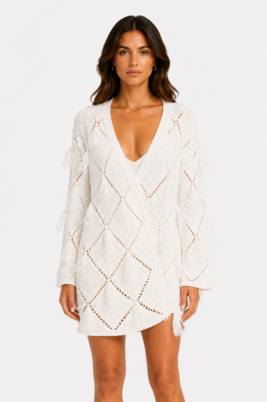 Twinset Cardigan Bianco 