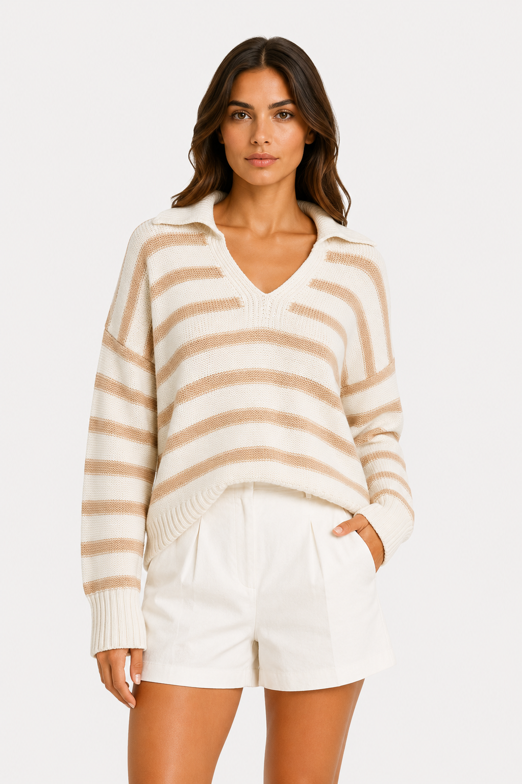 Twinset Multicolored Striped Sweater