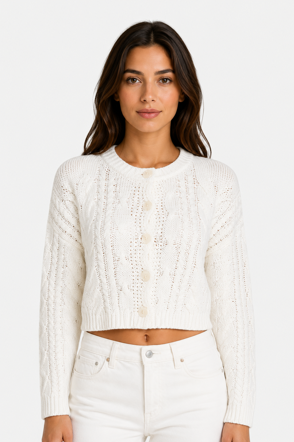 Twinset Cardigan Bianco 