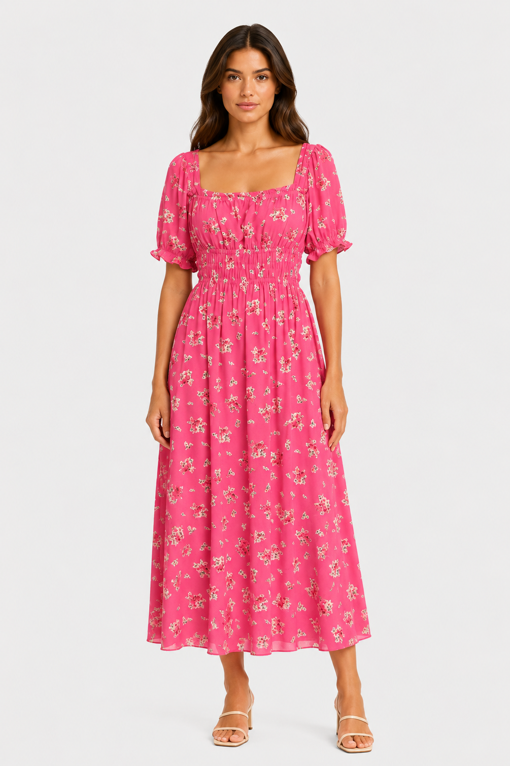 GLAMOROUS Floral Dress