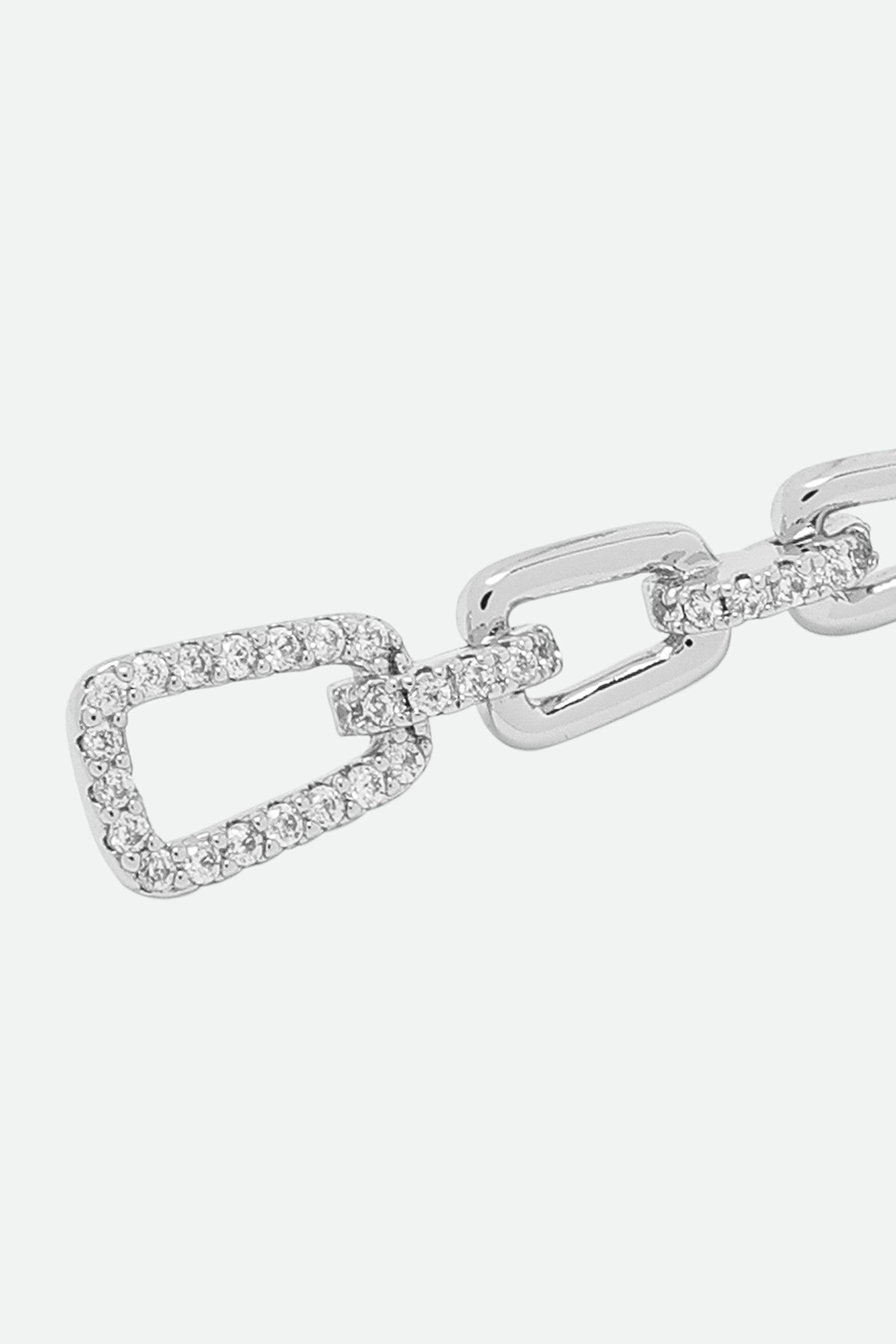 Melusina Bijoux Orecchini Catena Argento