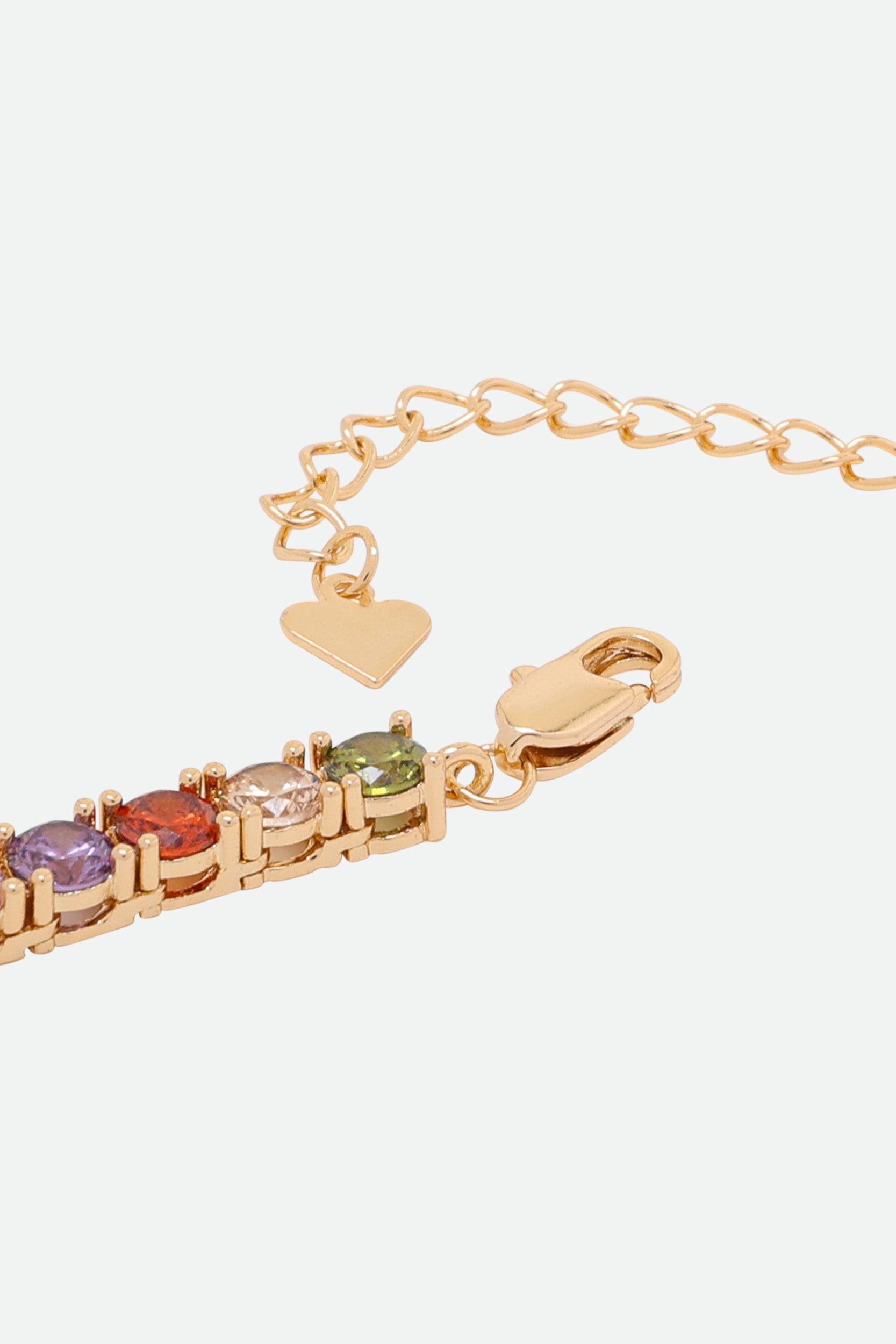 Melusina Bijoux Collana con Zirconi Colorati