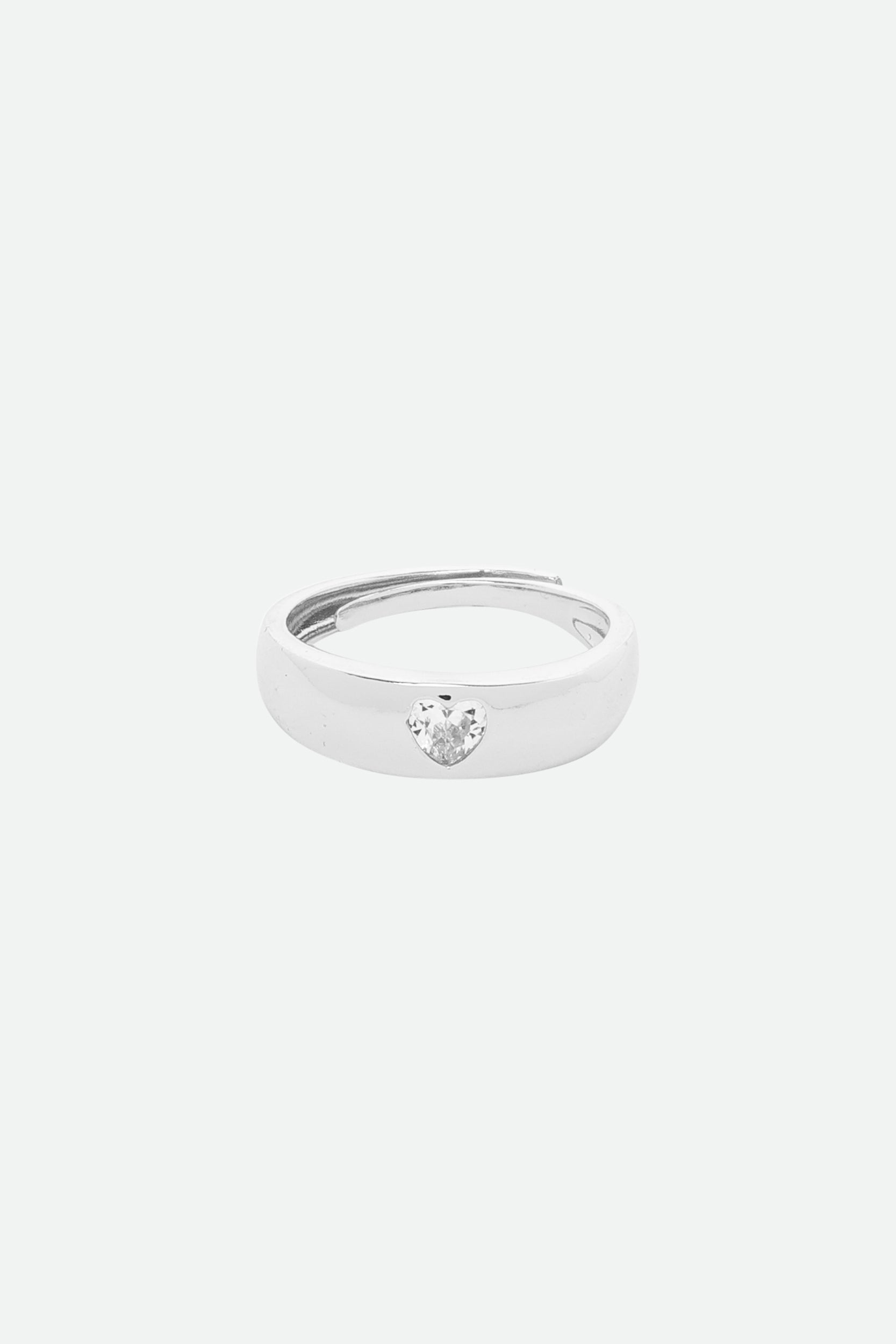 Melusina Bijoux Anello Argentato con Cuore