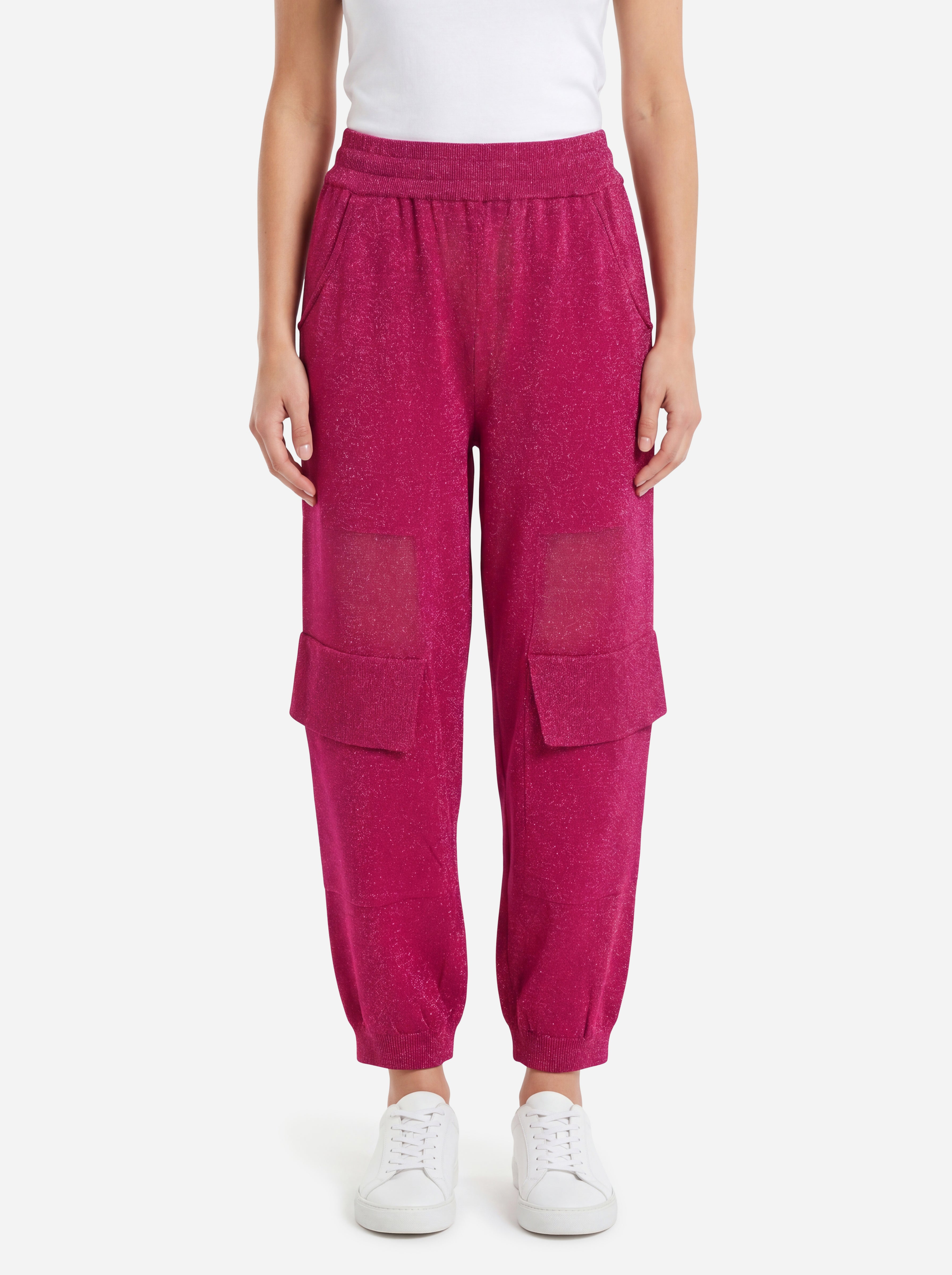 Circus Hotel Pantaloni Cargo Fucsia