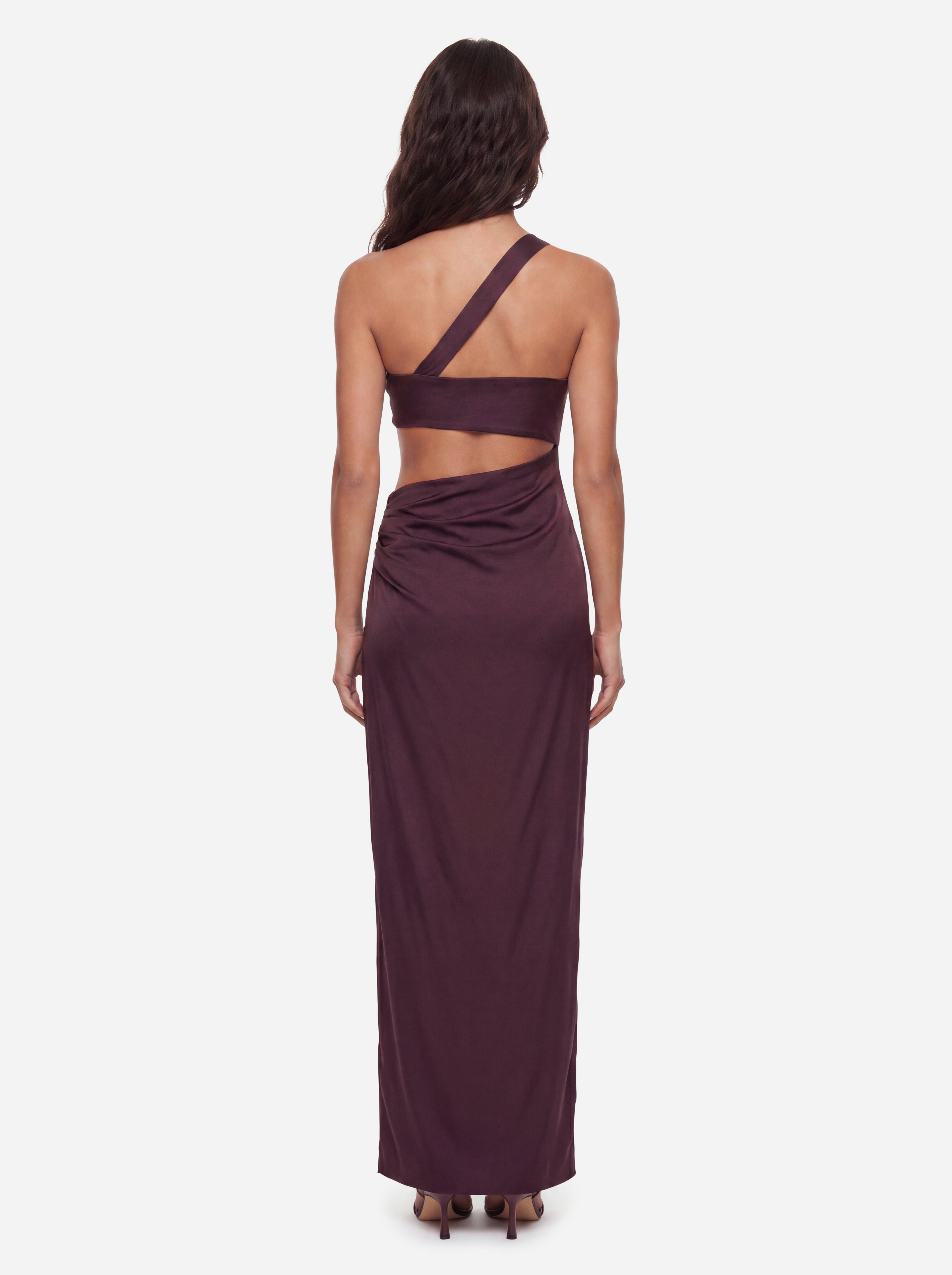 Circus Hotel Cut Out Dress Coffee
