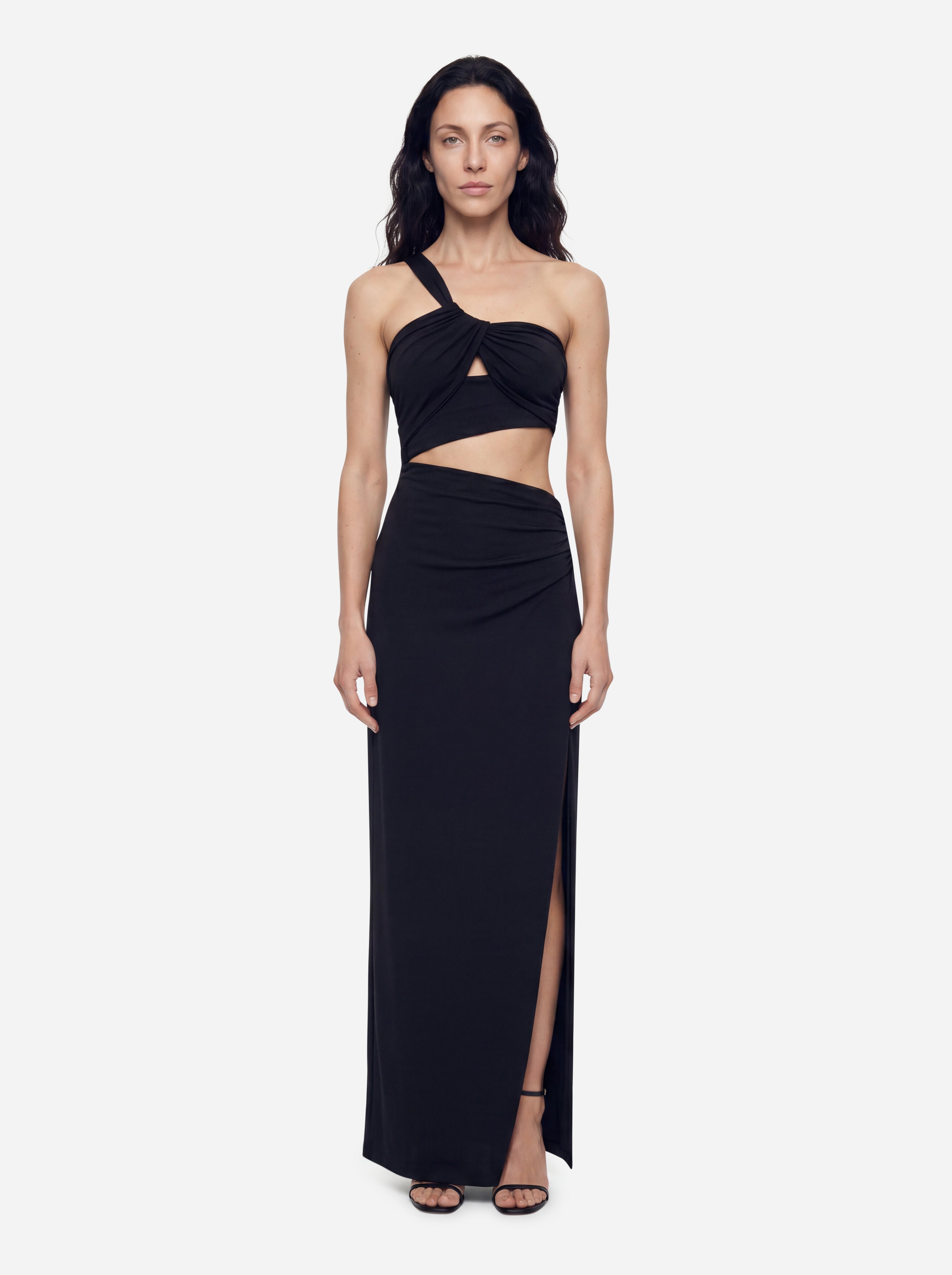 Circus Hotel Dress Cut Out Black