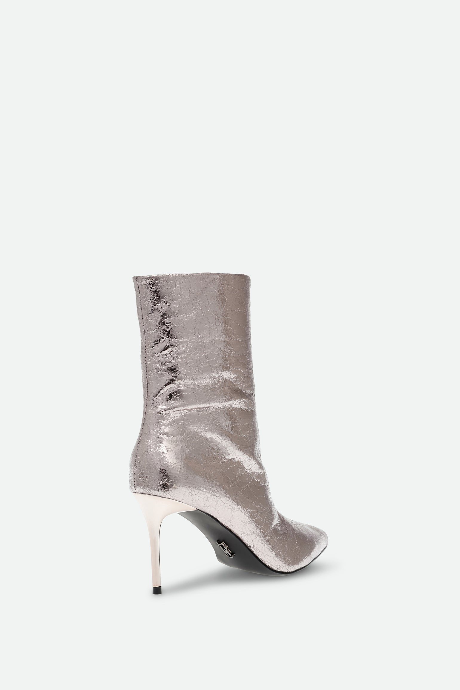 STEVE MADDEN Lyricals metallic silver boot