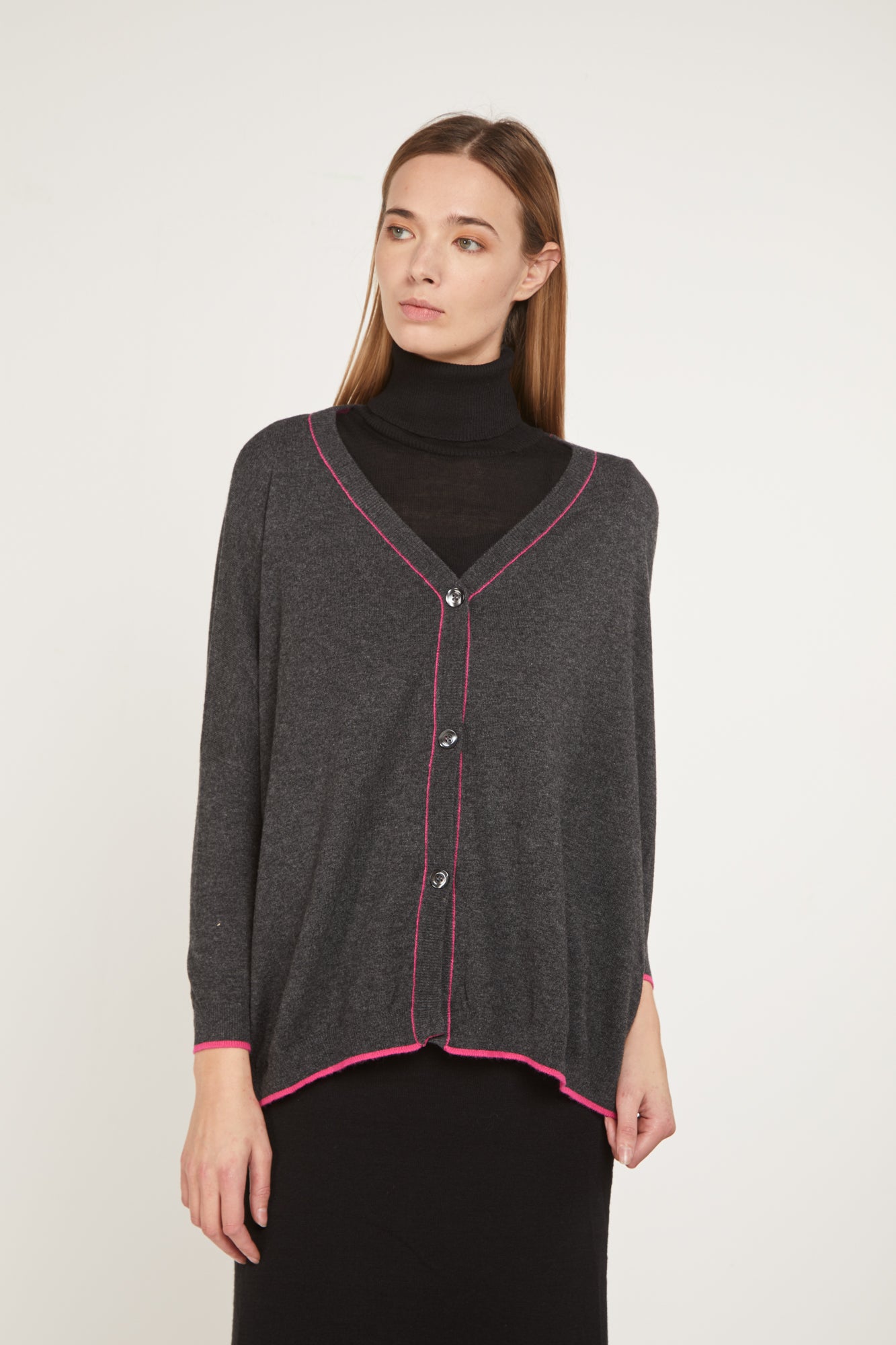 PRINCESSE LODO Gray Cardigan