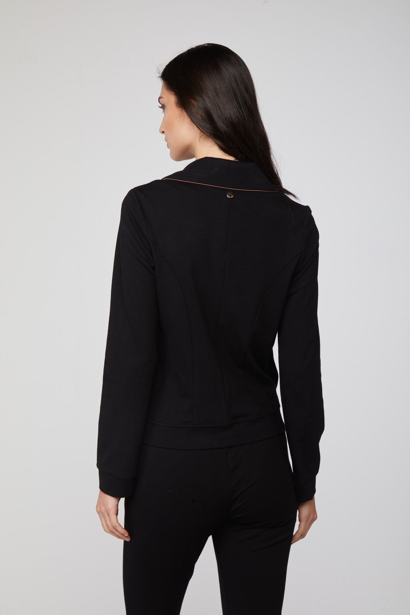 TWINSET Black Fleece Jacket