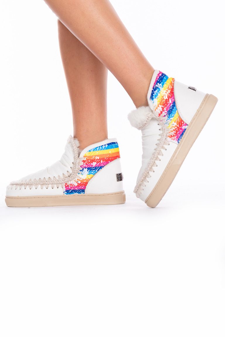 MOU Eskimo Sneakers Rainbow Bianche