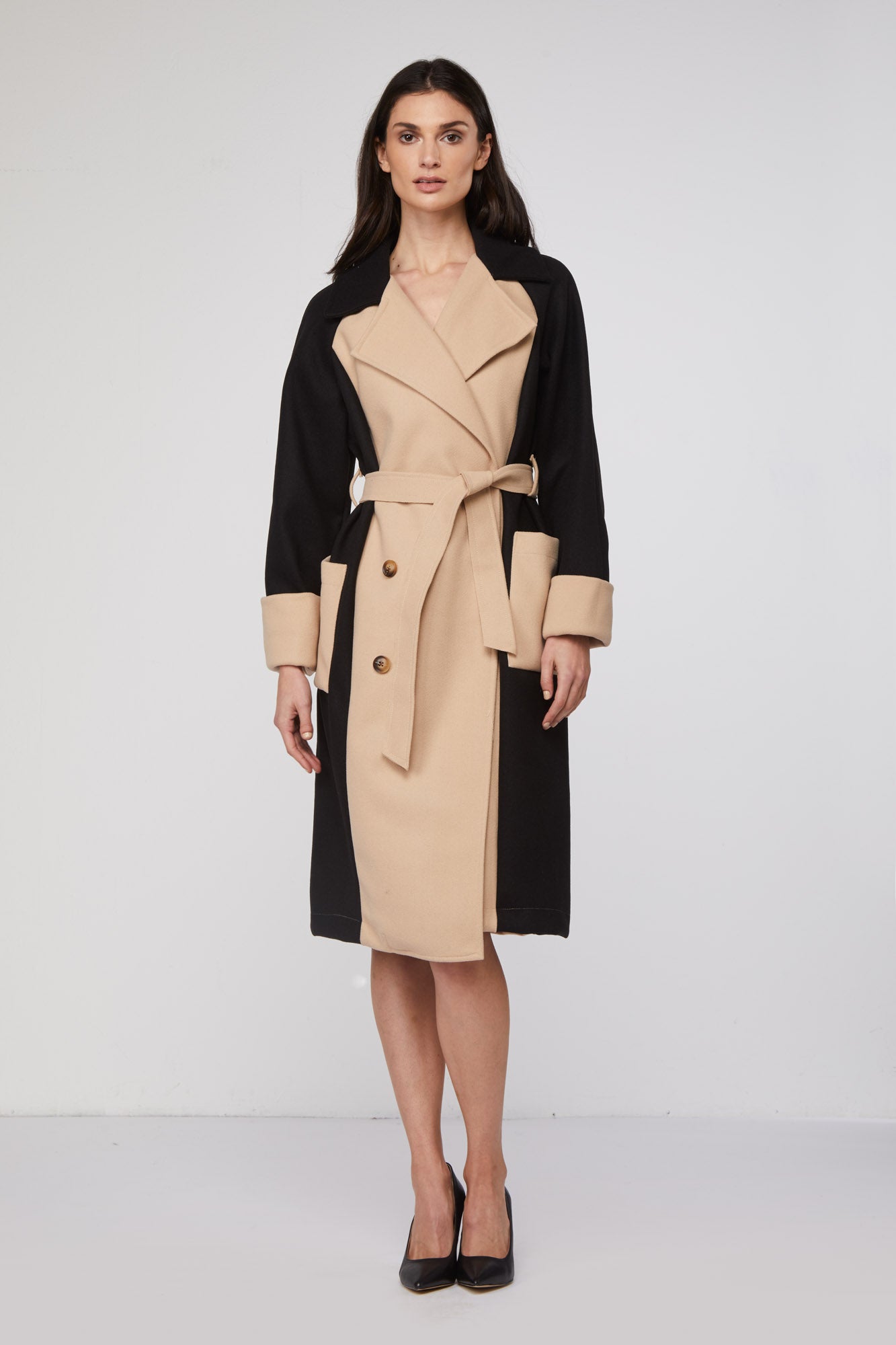 MANGANO Cappotto "Jenny" Bicolore