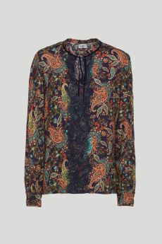 LIU-JO Blusa Paisley Fiocco