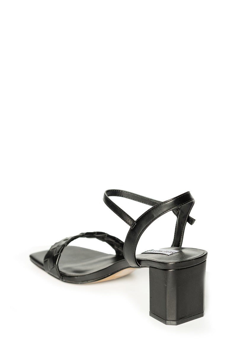 STEVE MADDEN Sandalo Nero con Tacco Haddie