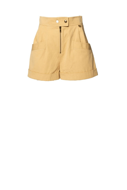 Twinset Camel Shorts