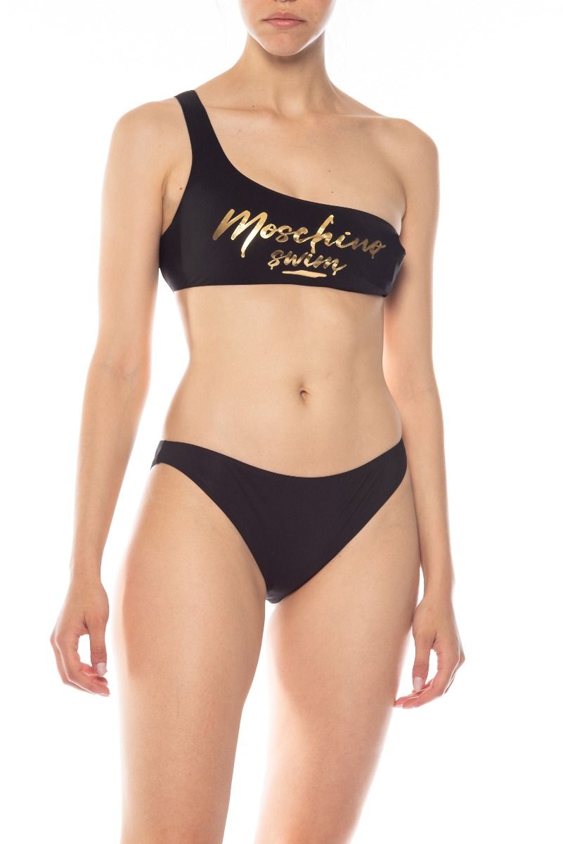 MOSCHINO Bikini Slip Nero Moschino Swim