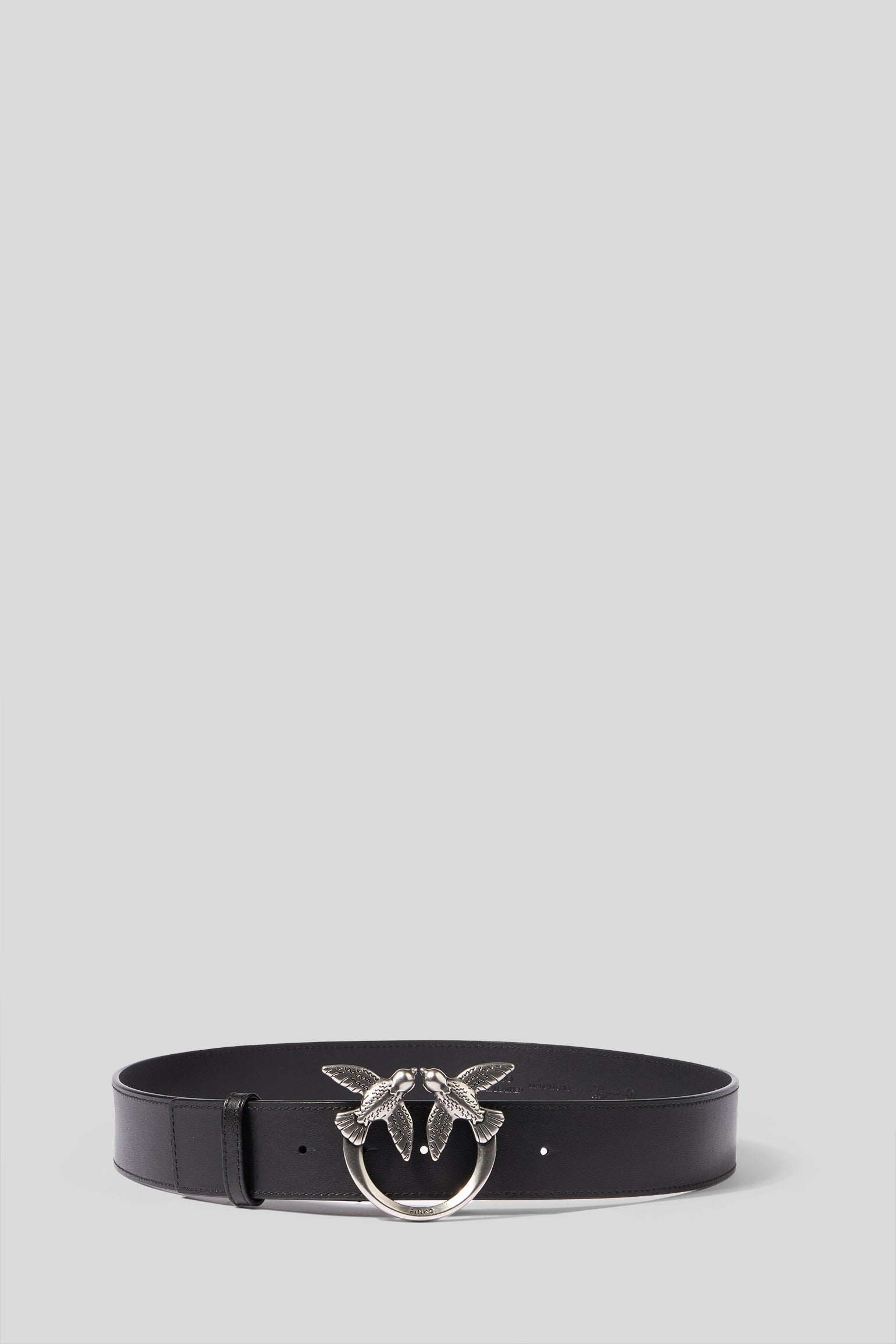 PINKO Love Birds leather belt