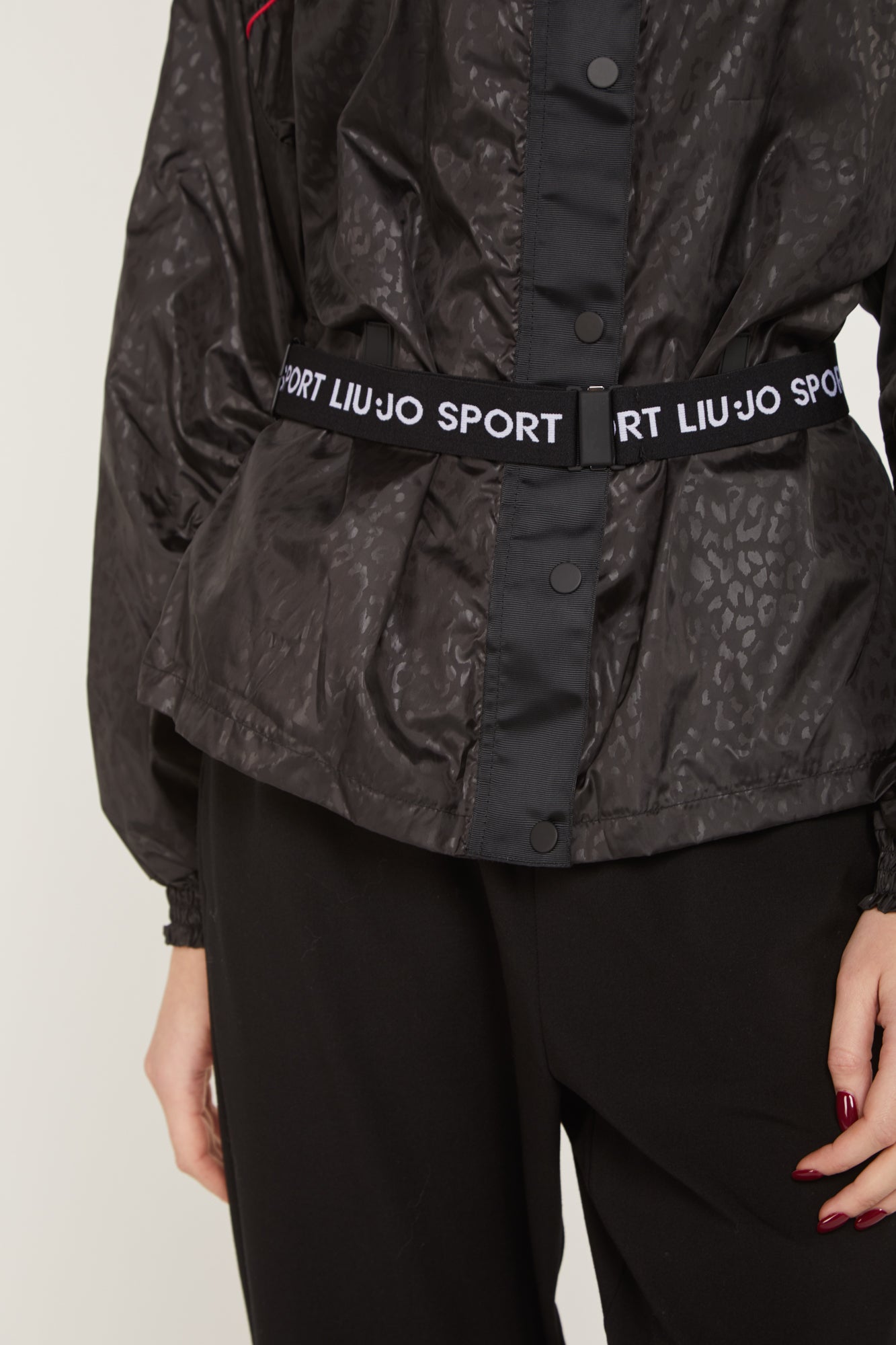 LIU-JO Giacca a Vento Leopard
