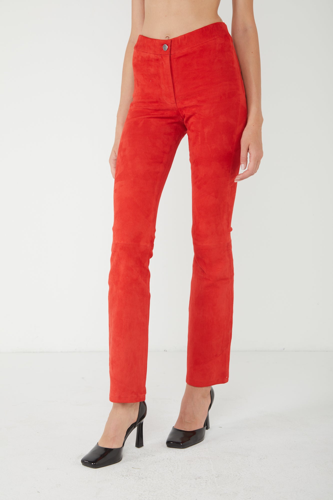 ARMA Red Ivy Flare Trousers