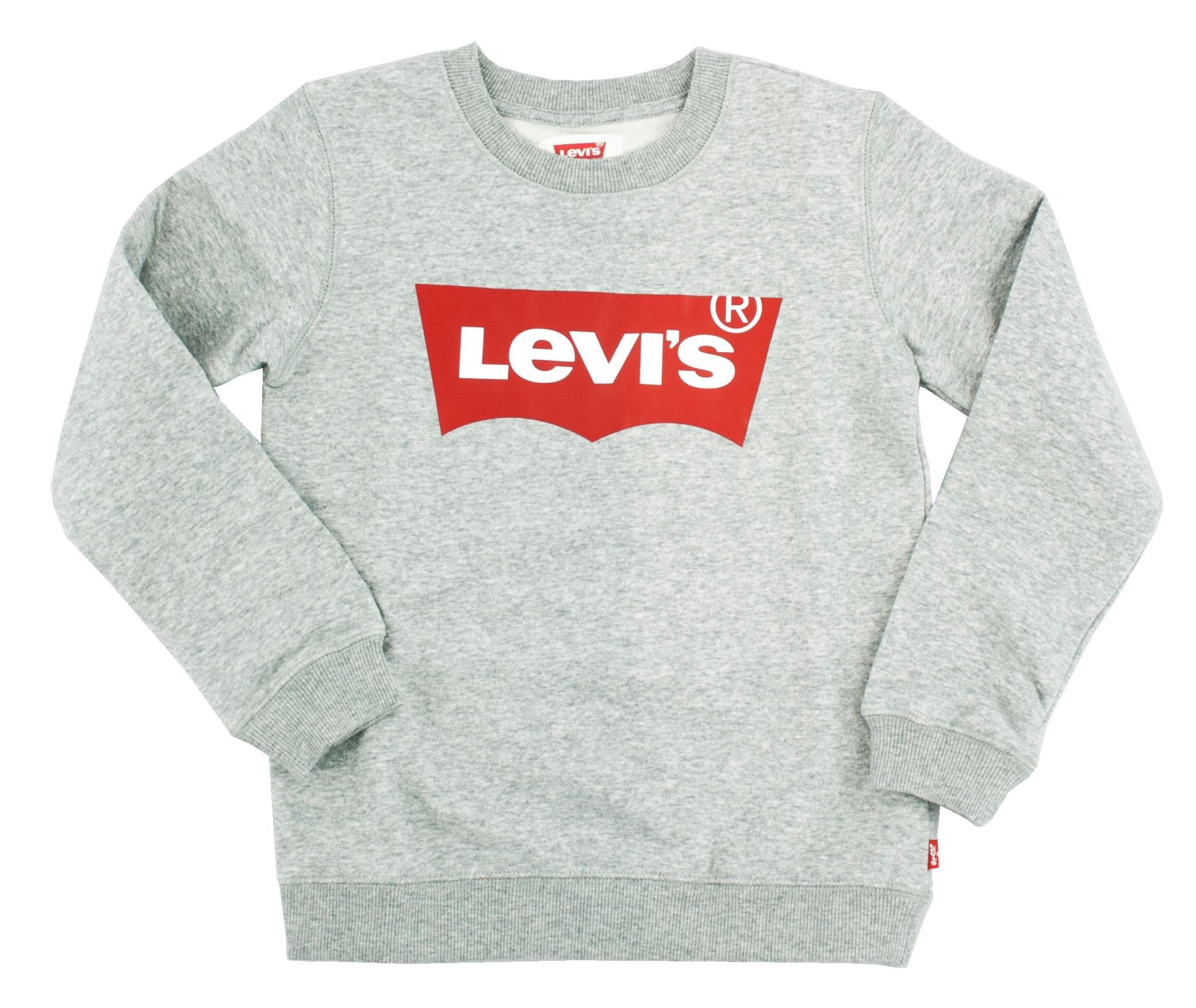 LEVI'S felpa Batwing Crewneck grigia
