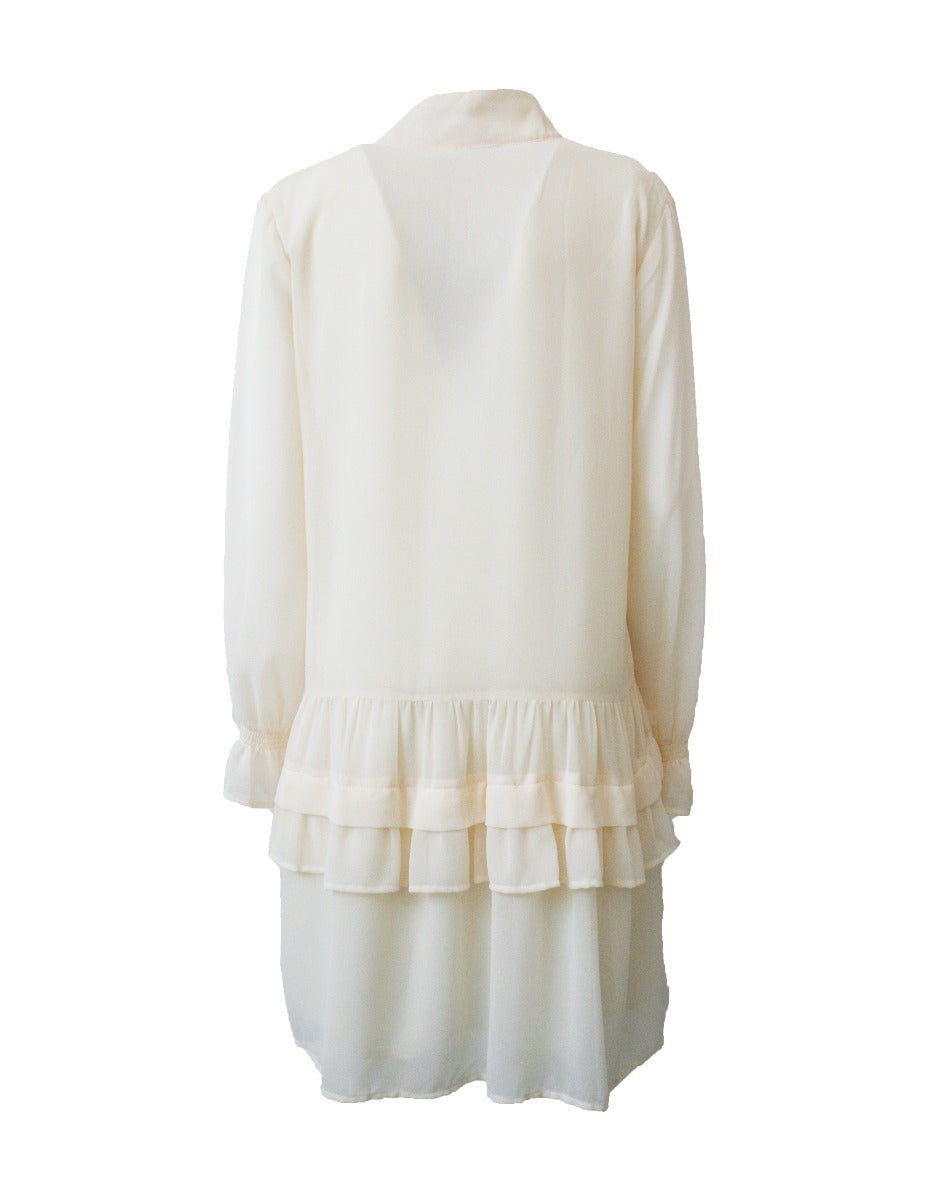 Twinset My Twin georgette dress with zip