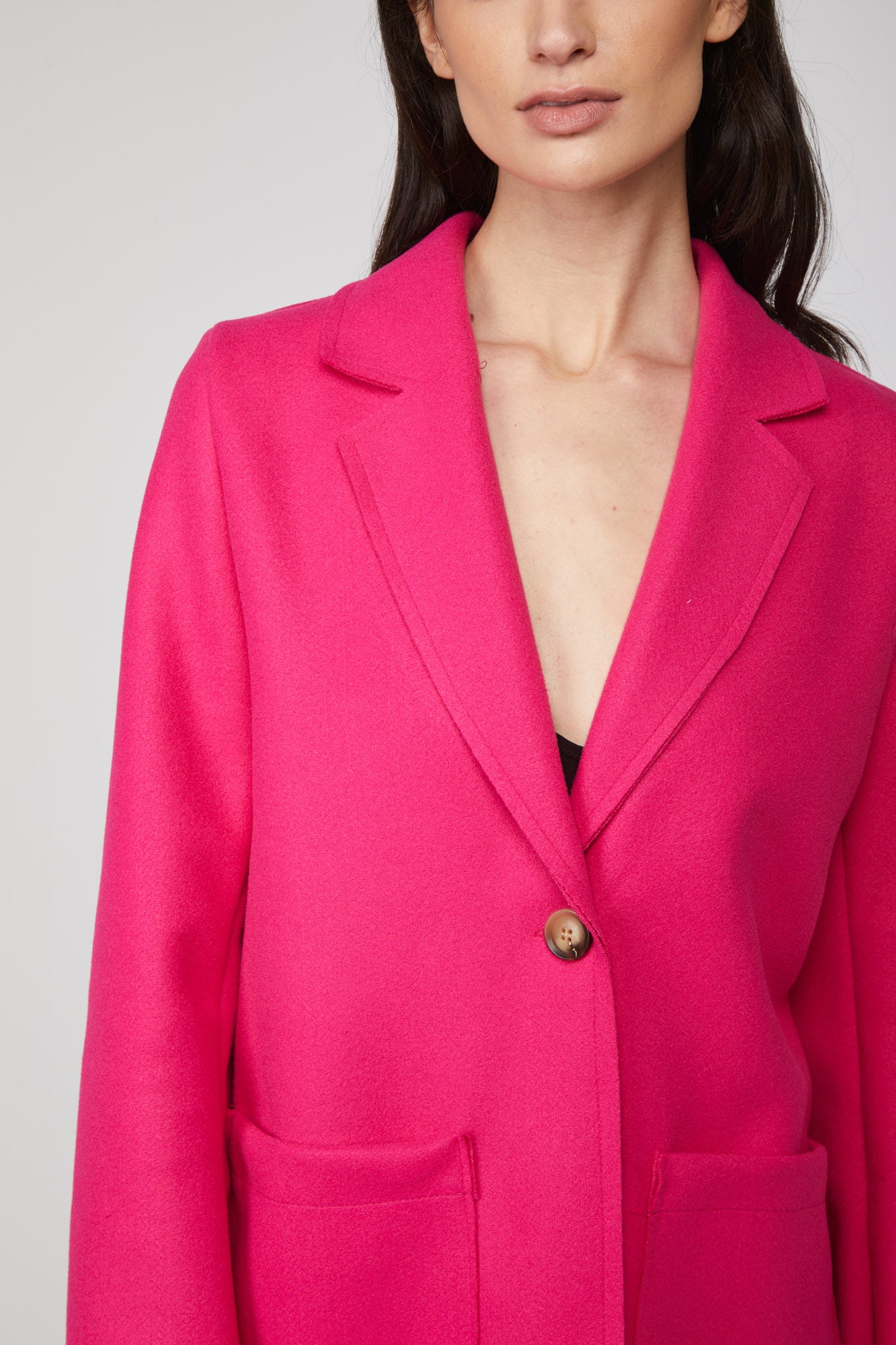 MANGANO Cappotto "London" Fucsia