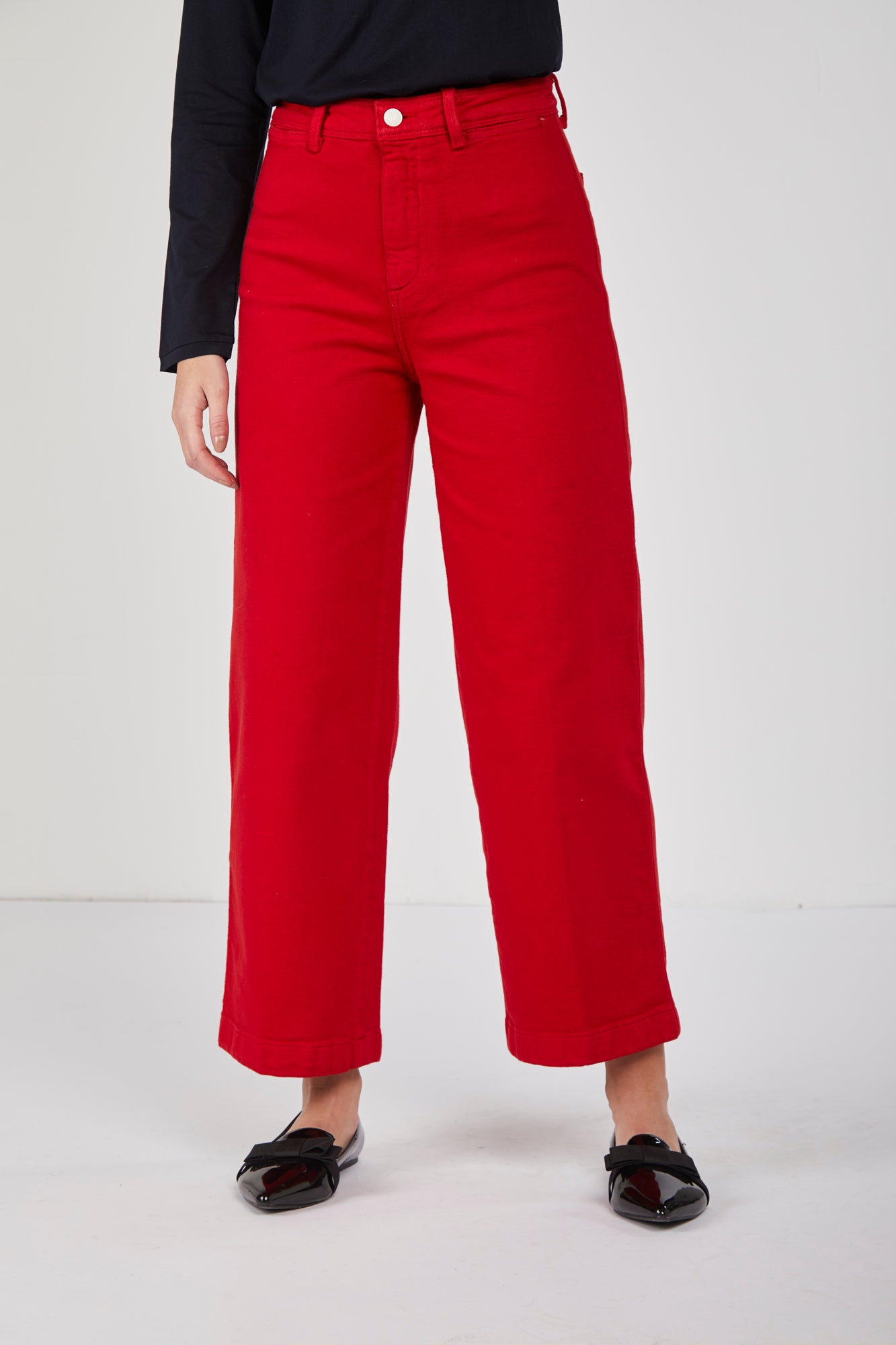 TOMMY HILFIGER Jeans Wide Leg Rosso