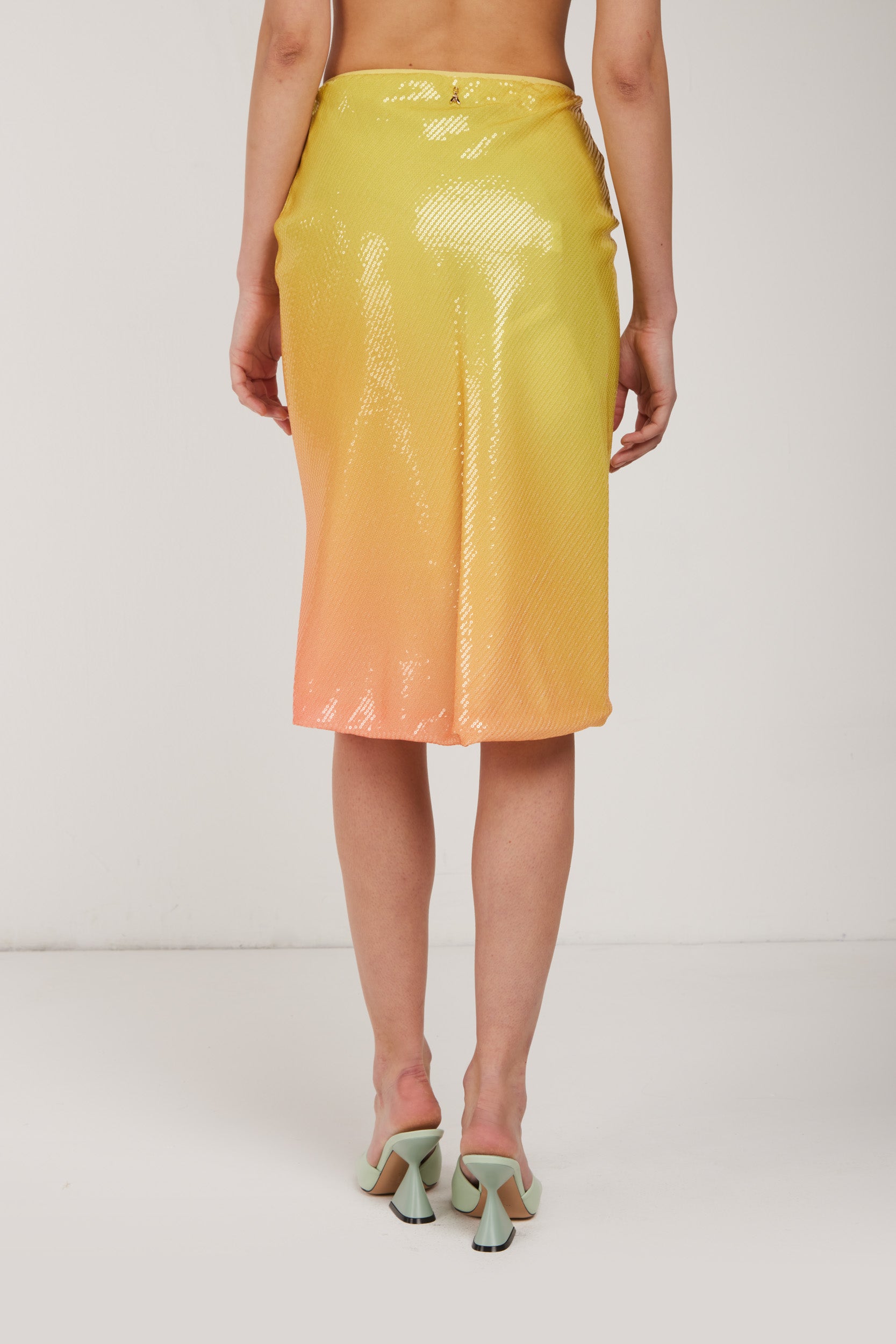 PATRIZIA PEPE Gradient Sequined Skirt