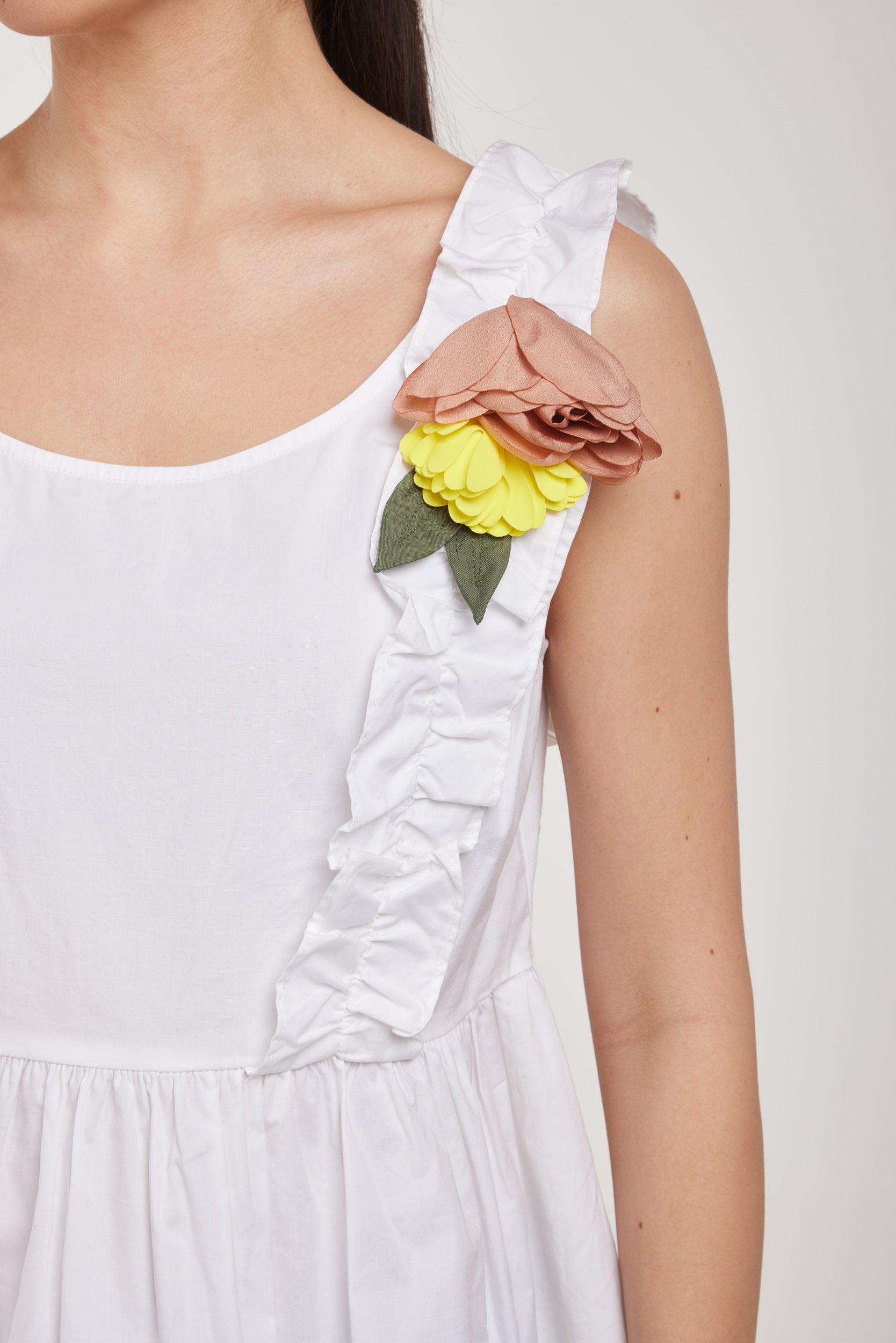 TWINSET White Screwed Top