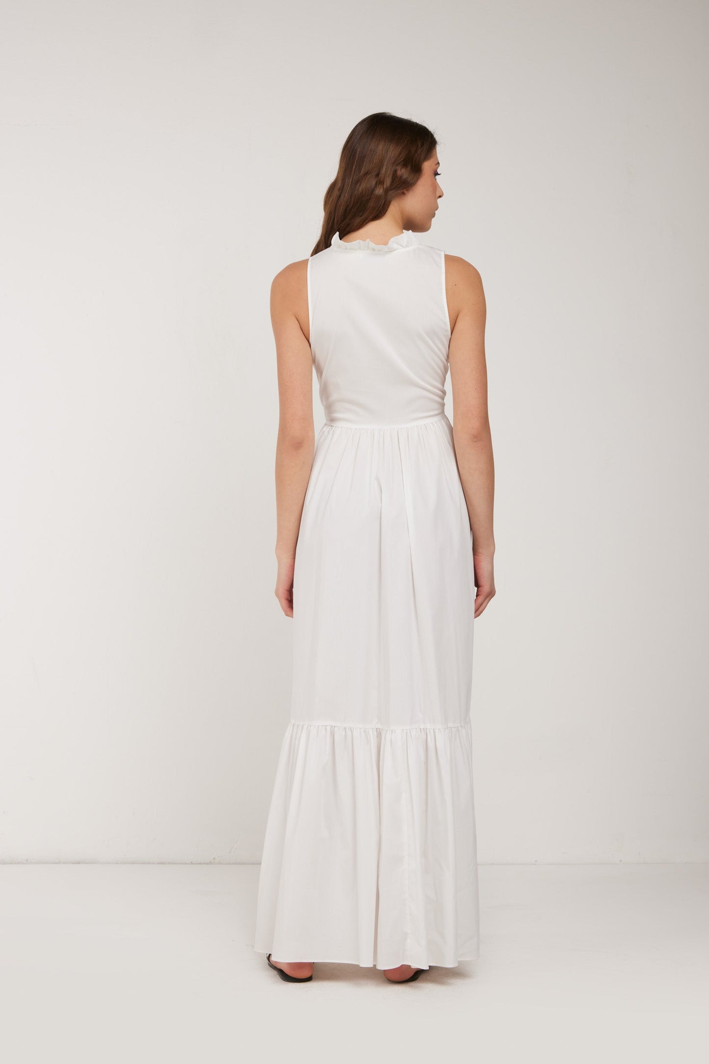 TWINSET Long White Dress