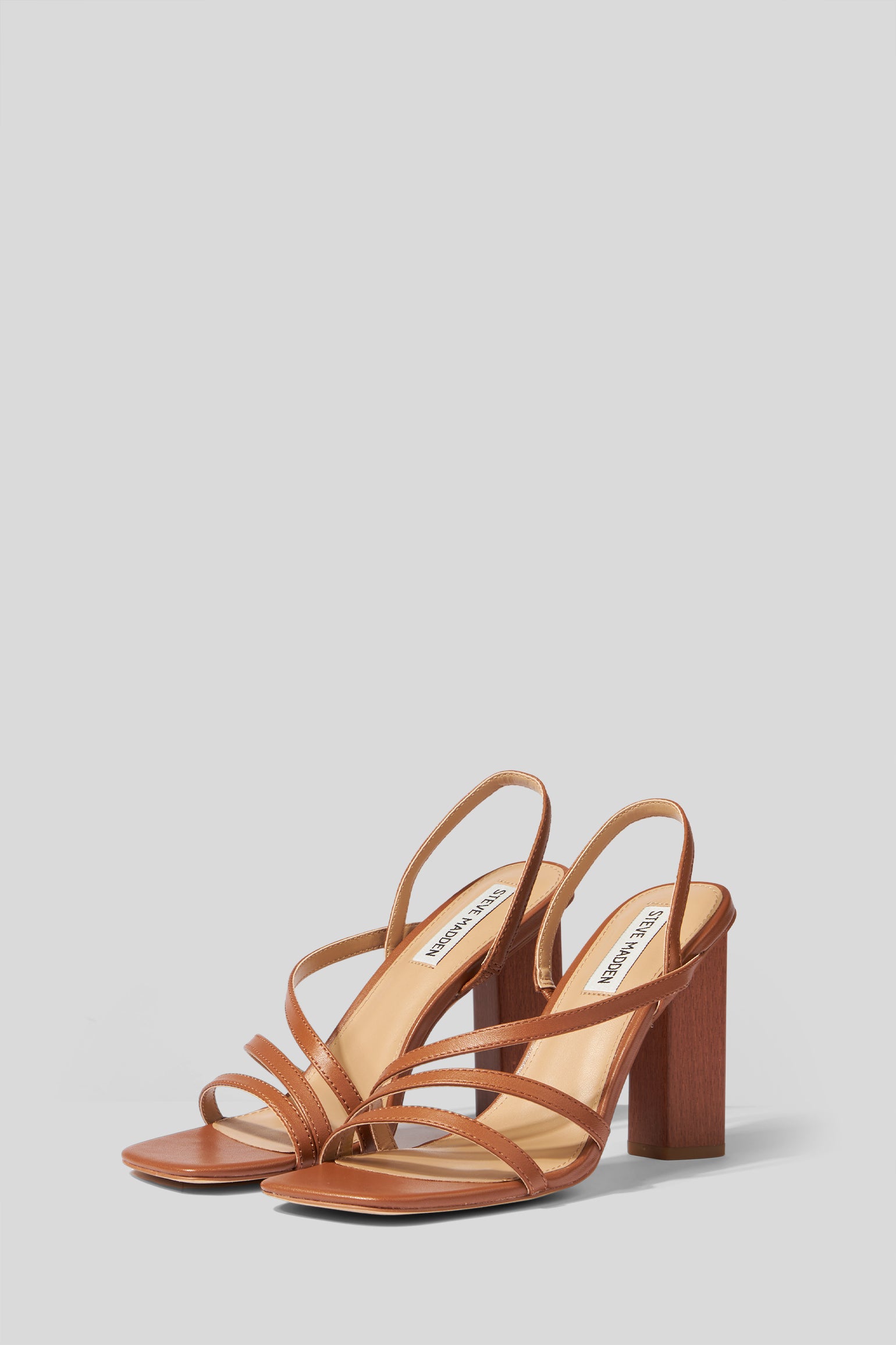 Cognac Sandal with Heel Arlinda Steve Madden