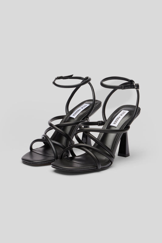 STEVE MADDEN At Last Black Sandals