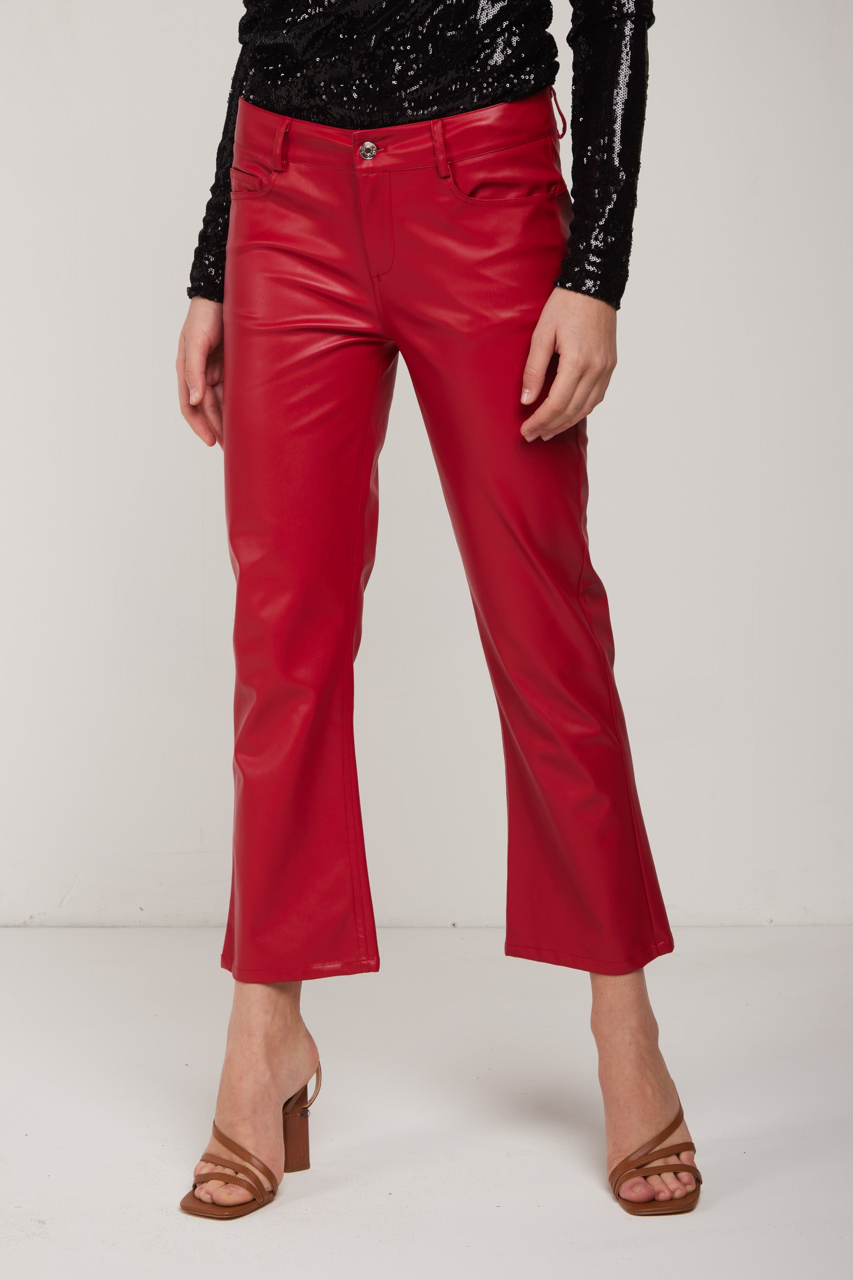 Buy Red Flame Men's Brown Slim Fit Trouser at Amazon.in